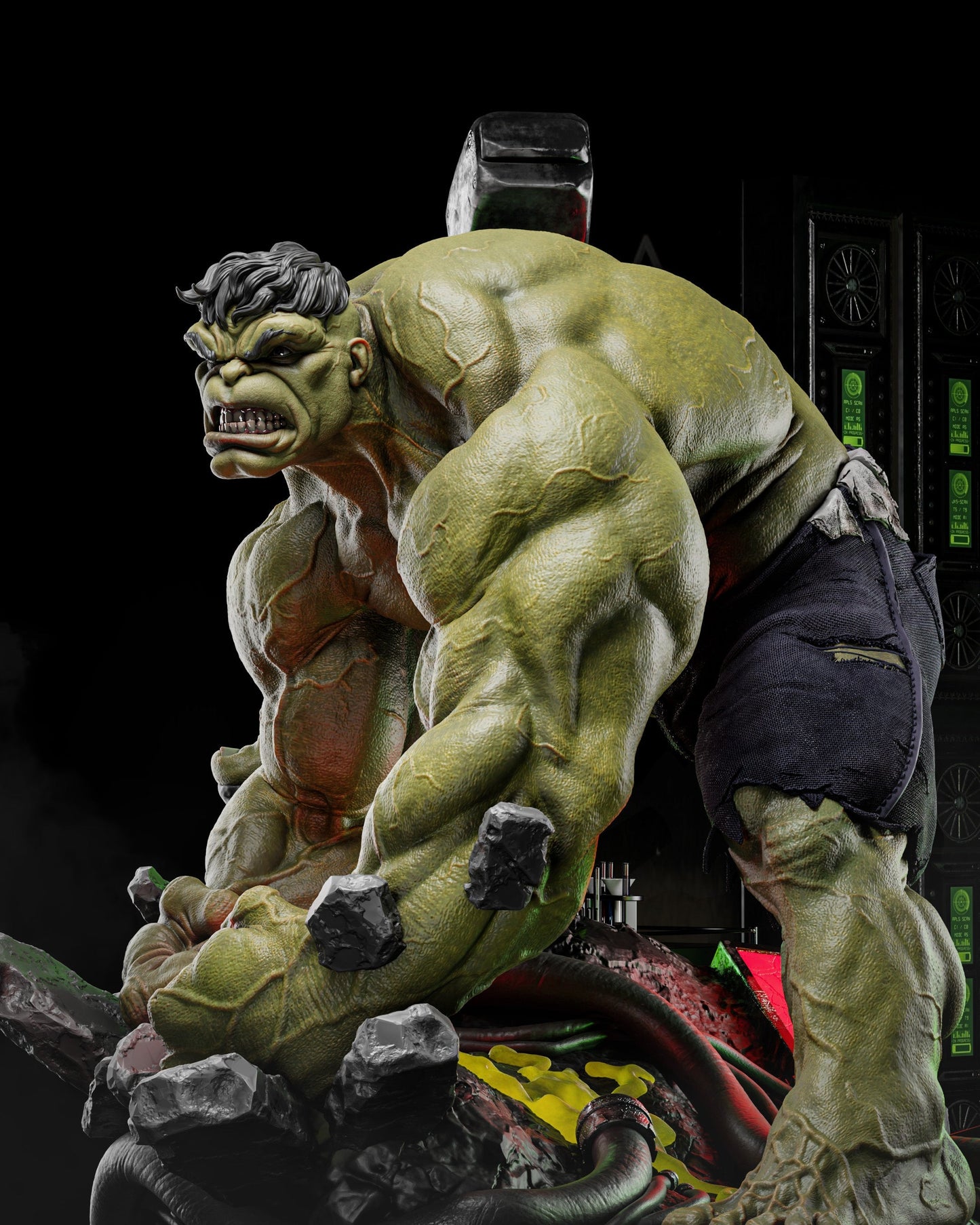 2080 The Hulk - Marvel Comics - STL 3D Print Files HihowruSTL