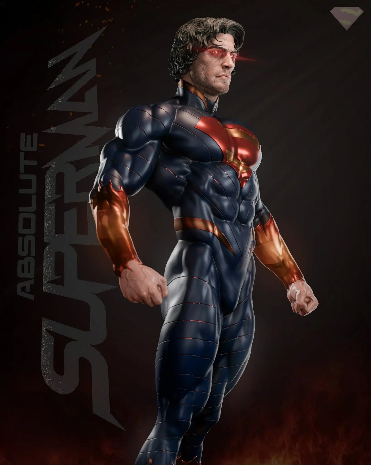 Absolute Superman STL File – DC Comics – 3D Printable Fan Art Model - SeoNyoki3D