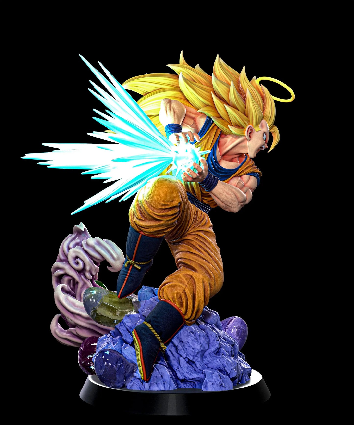 Goku SSJ3 STL - Dragon Ball Z - 3D Print Files SeoNyoki3D