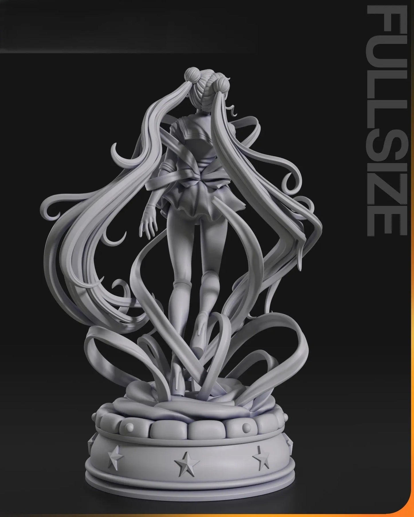 Sailor Moon STL File – Usagi Tsukino – 3D Printable Fan Art Model - SeoNyoki3D
