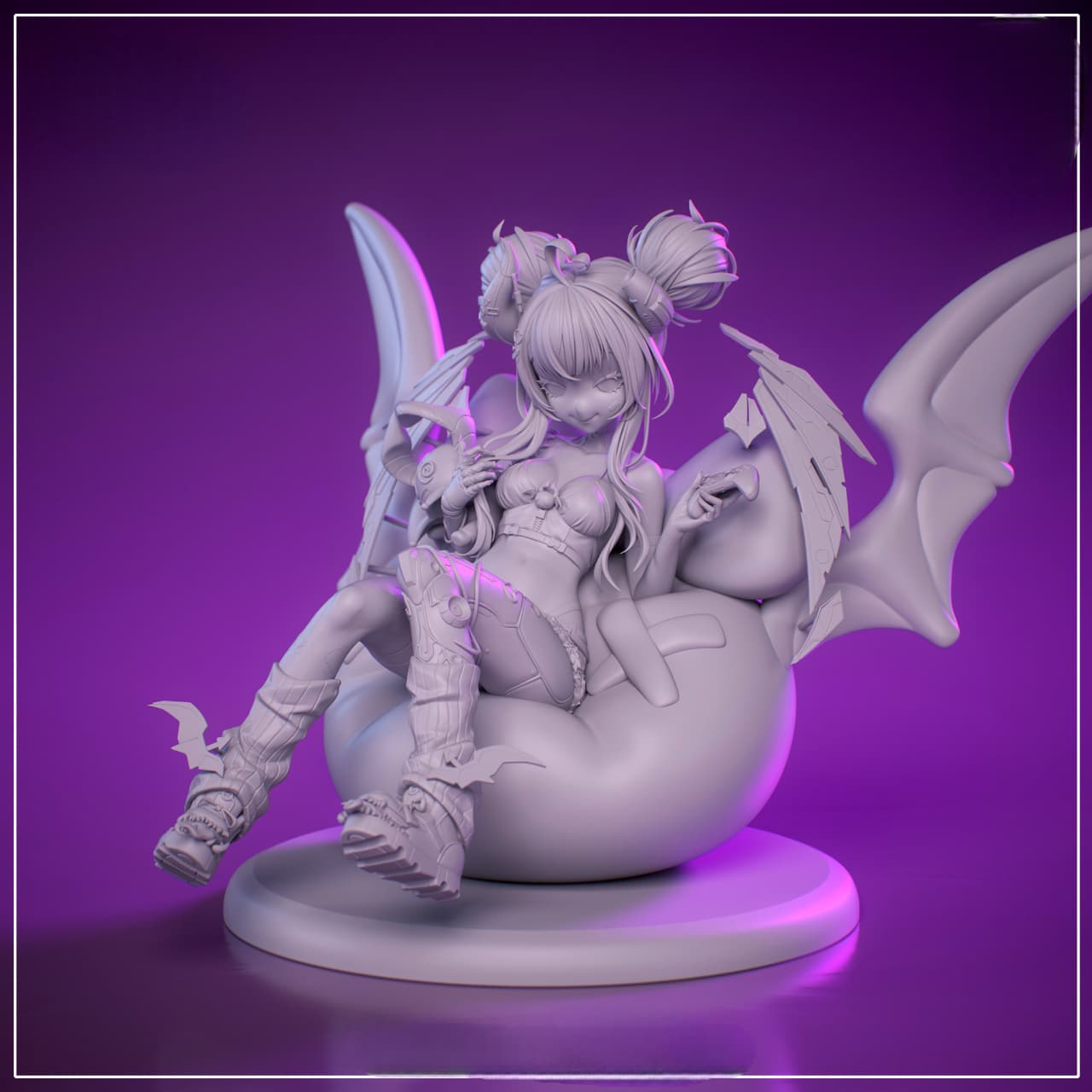 VTuber – Waifu Anime STL 3D Print File SeoNyoki3D