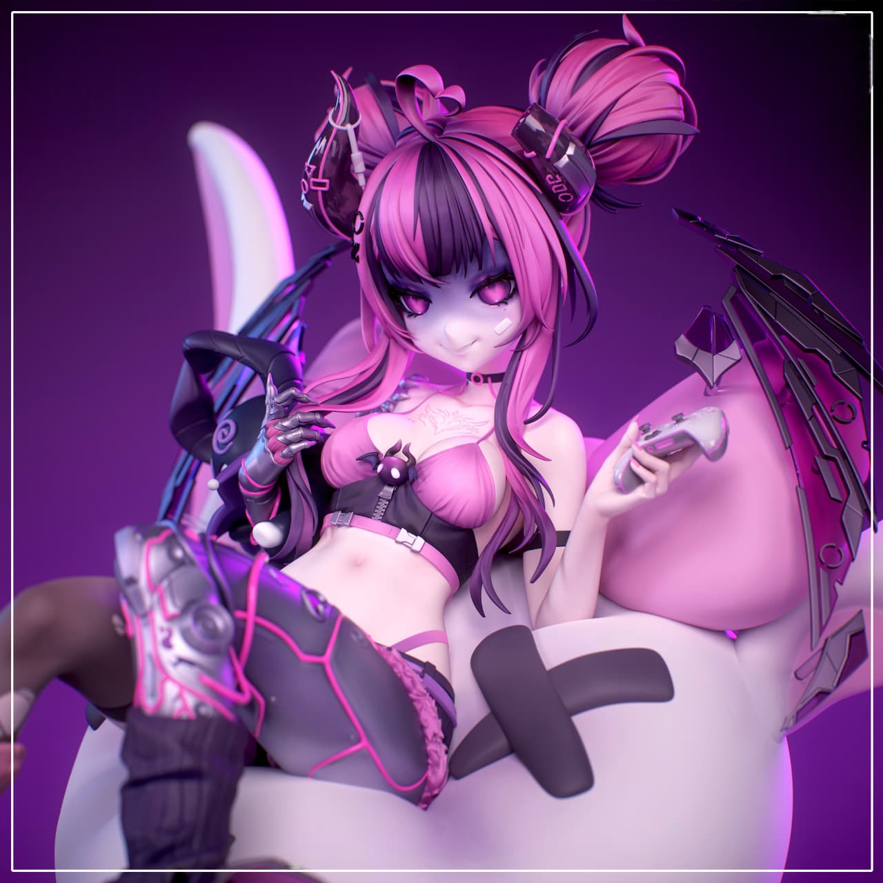 VTuber – Waifu Anime STL 3D Print File SeoNyoki3D