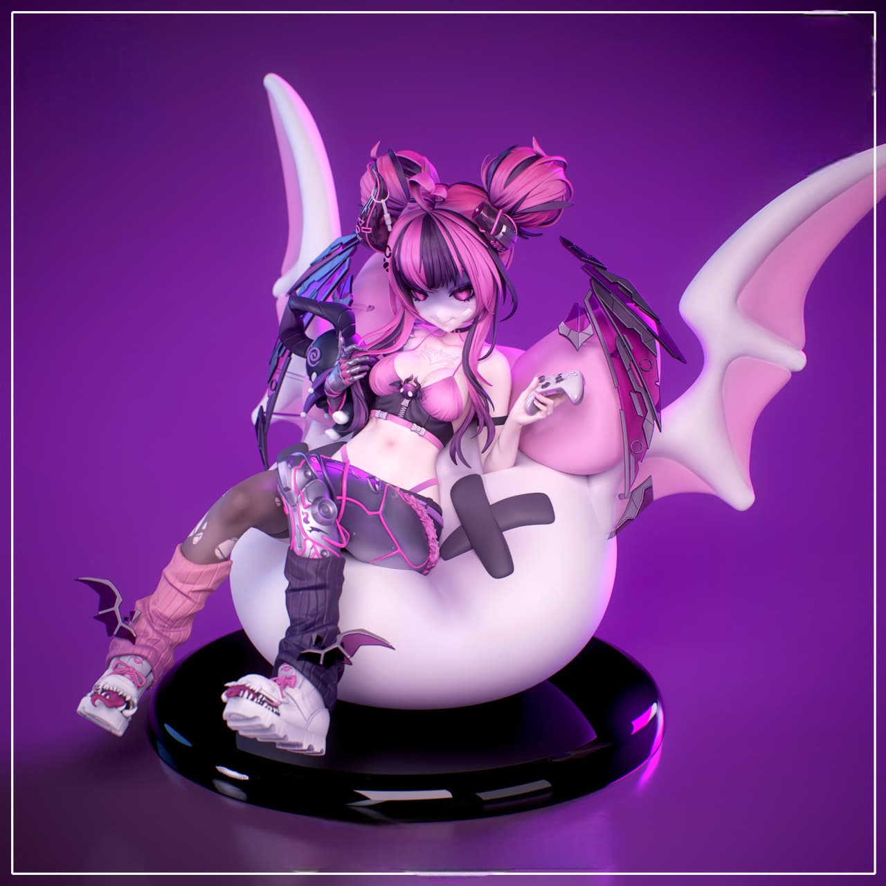 VTuber – Waifu Anime STL 3D Print File SeoNyoki3D