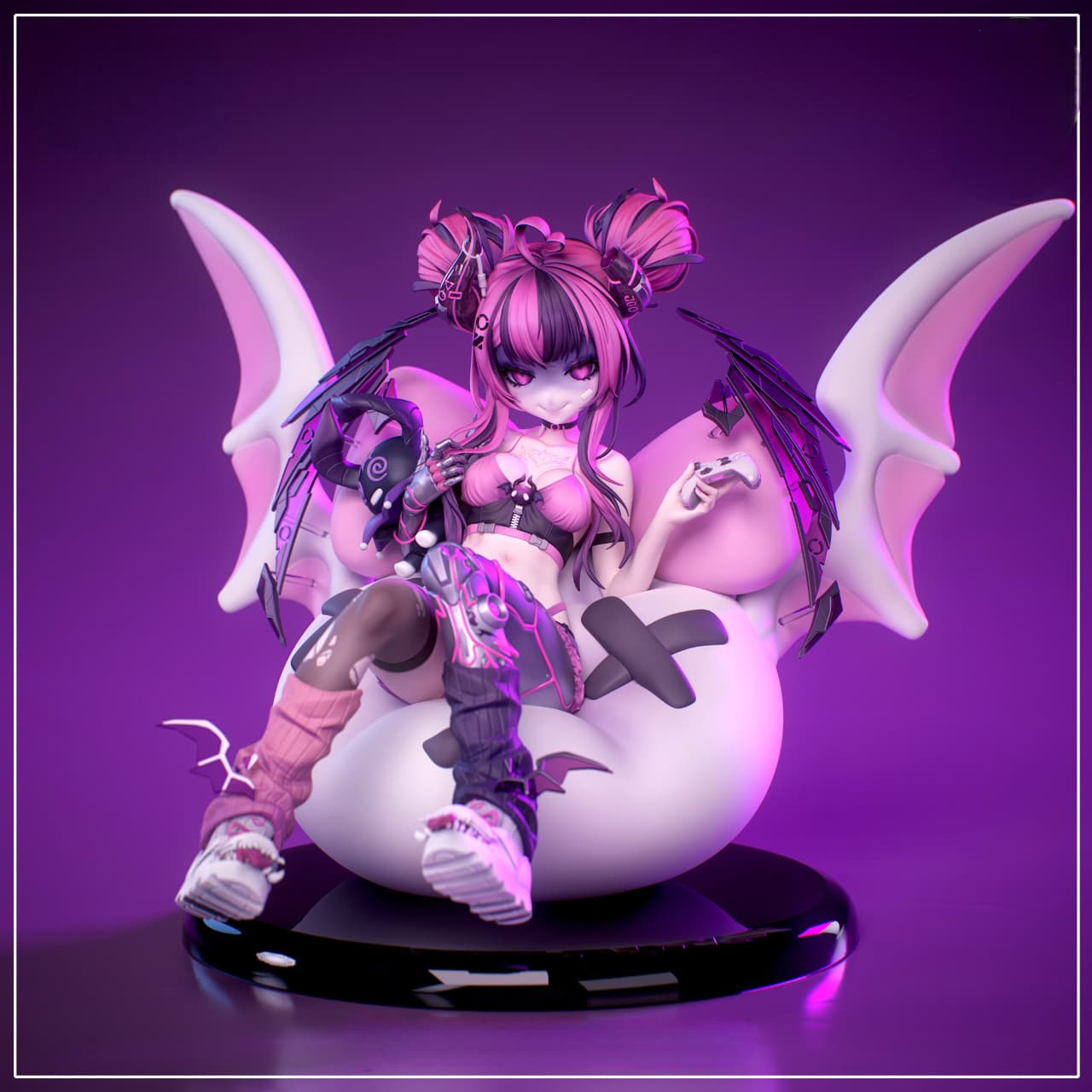 VTuber – Waifu Anime STL 3D Print File SeoNyoki3D