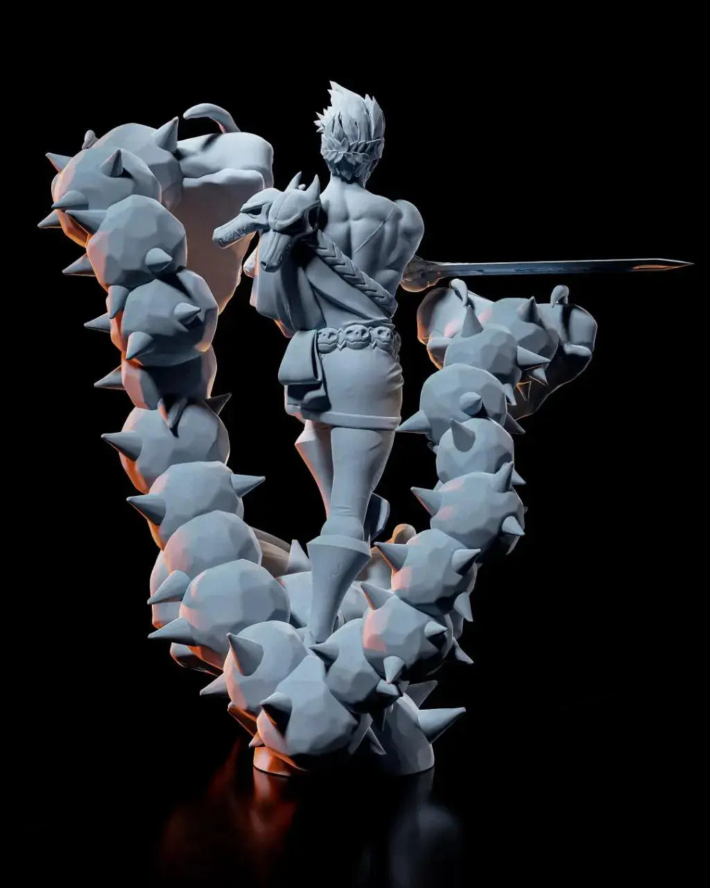 Zagreus STL File – Hades Fanart Figurine & Bust - STL 3D Print Files - SeoNyoki3D