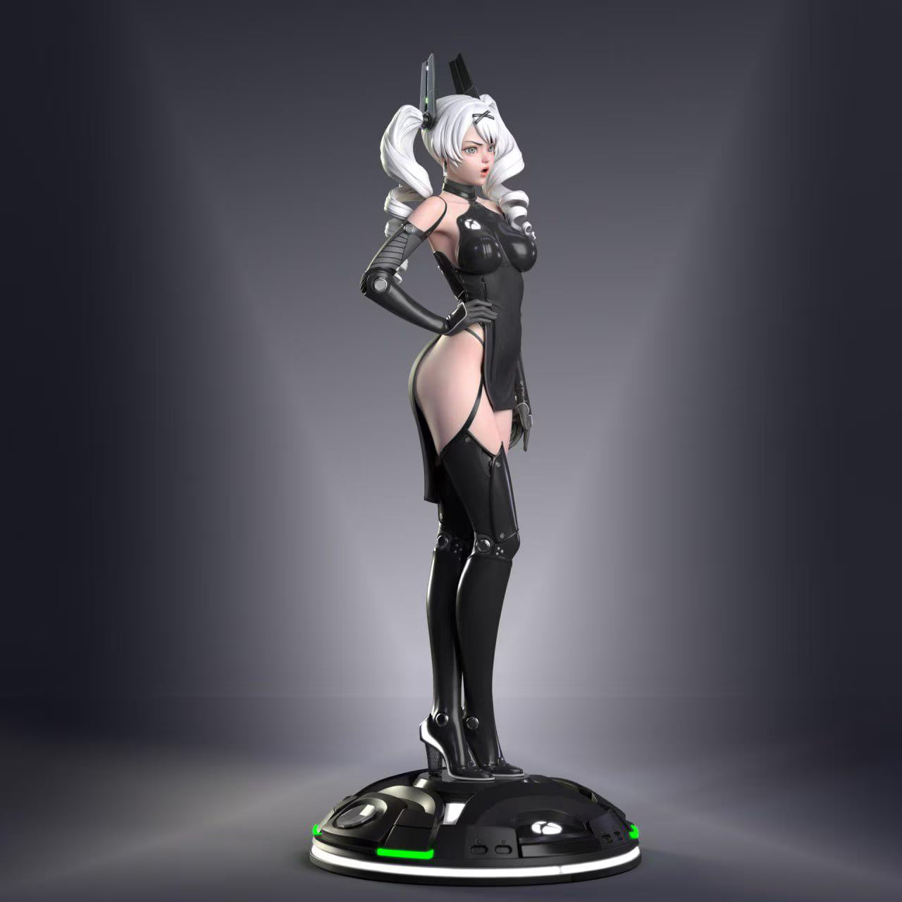 Xbox Girl STL File – 3D Printable Gamer Girl Fan Art Model - SeoNyoki3D