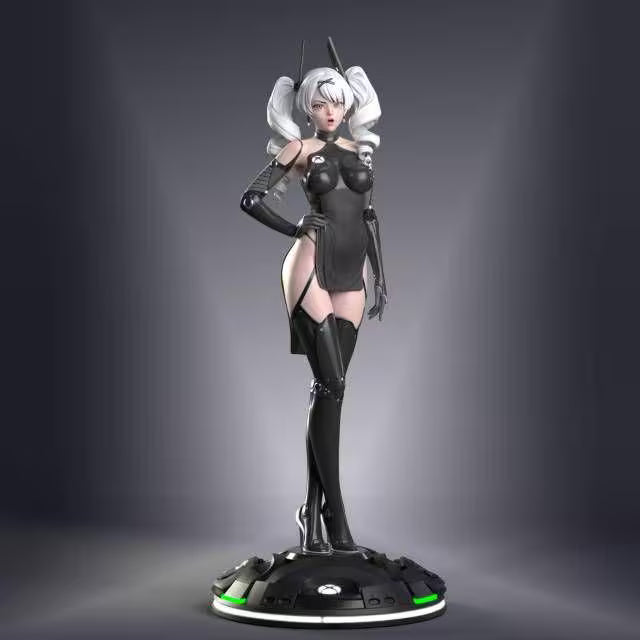 Xbox Girl STL File – 3D Printable Gamer Girl Fan Art Model - SeoNyoki3D