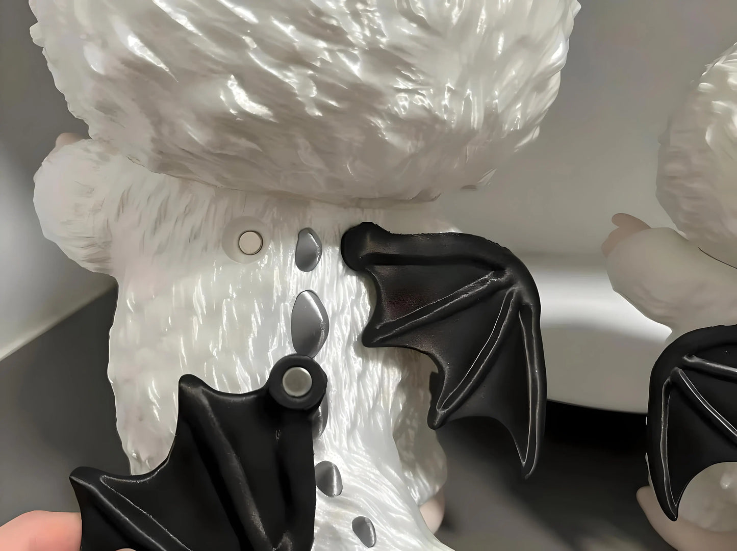 Angel Labubu – STL & 3MF Files – Rotating Eyes Designer Toy – 3D Printable Model SeoNyoki3D