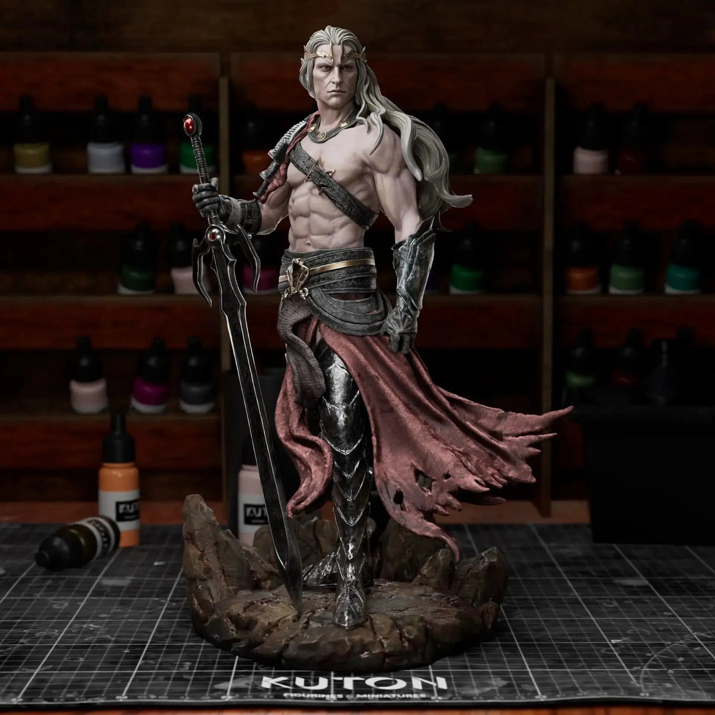 Elric of Melniboné – Dark Fantasy 3D Print Figure - STL 3D Print Files - SeoNyoki3D