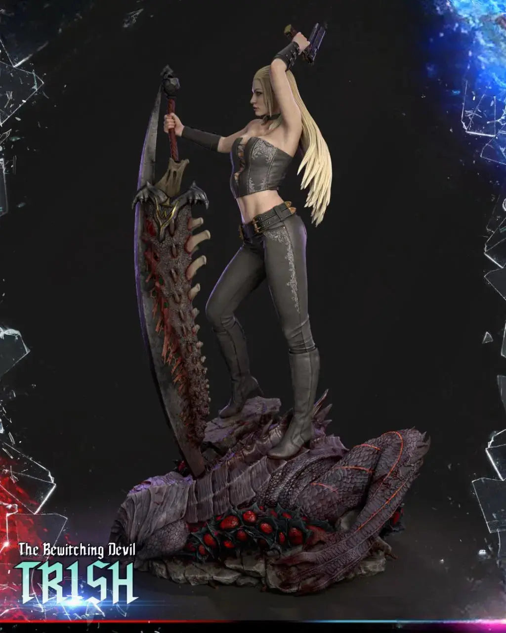 Trish STL File – Devil May Cry – 3D Printable Fan Art Model - SeoNyoki3D