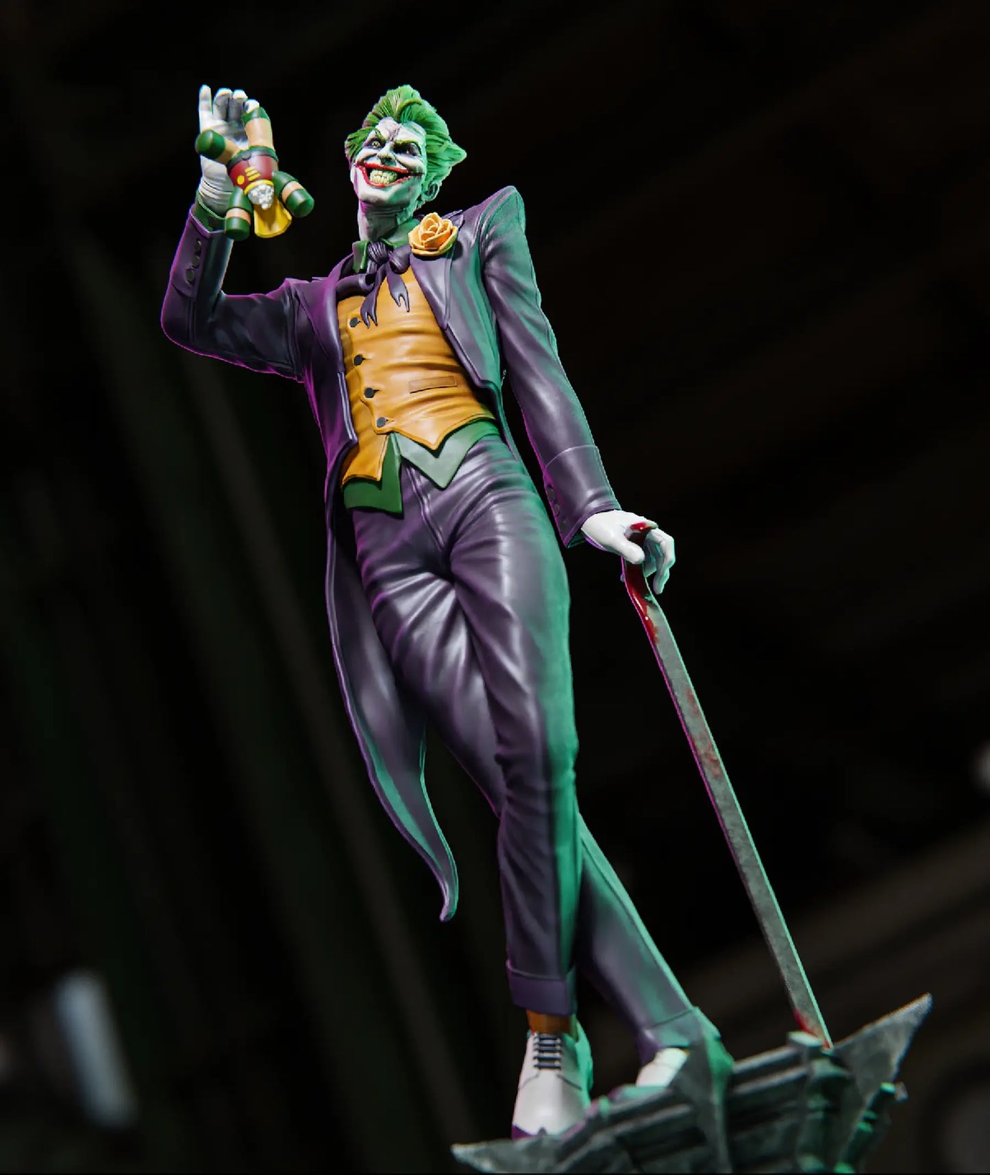 Joker STL File – DC Comics – 3D Printable Villain Fan Art Model - SeoNyoki3D