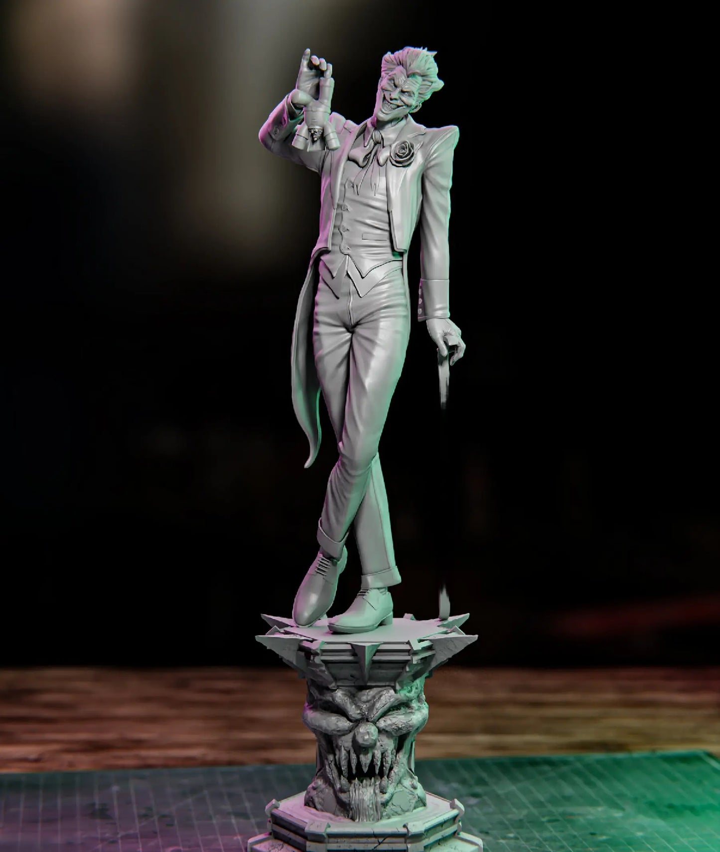 Joker STL File – DC Comics – 3D Printable Villain Fan Art Model - SeoNyoki3D