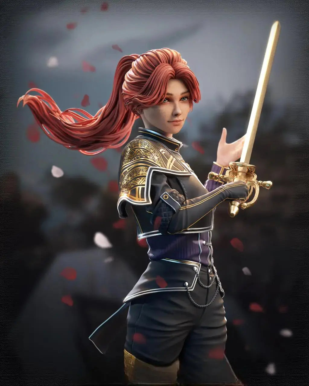 Maelle character STL file from Clair Obscur: Expedition 33 – sci-fi 3D model ready to print