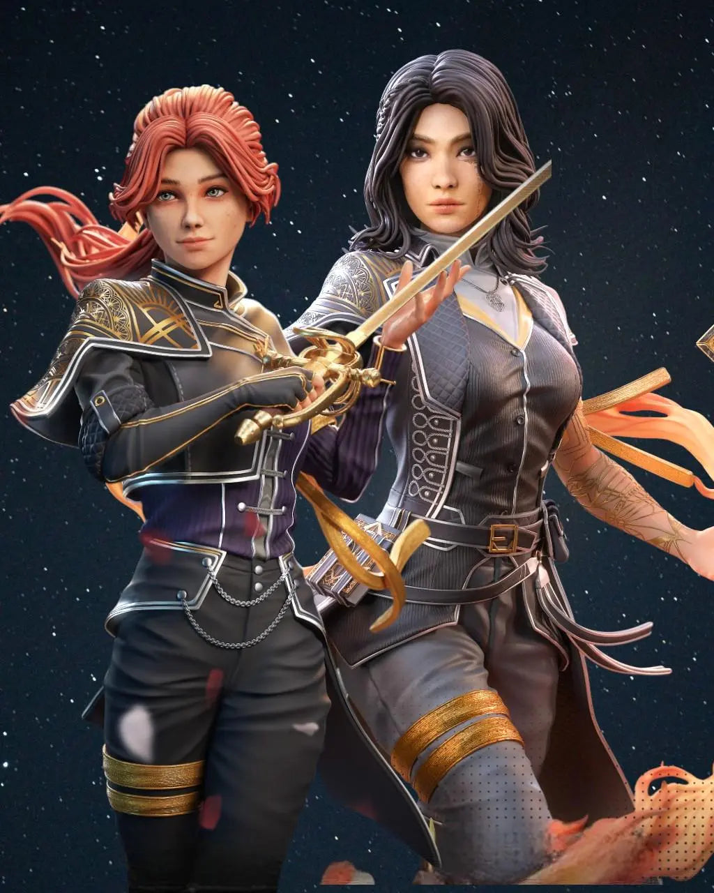 Pack of 2 STL figurines from Clair Obscur: Expedition 33 – sci-fi 3D printable models by SeoNyoki3D
