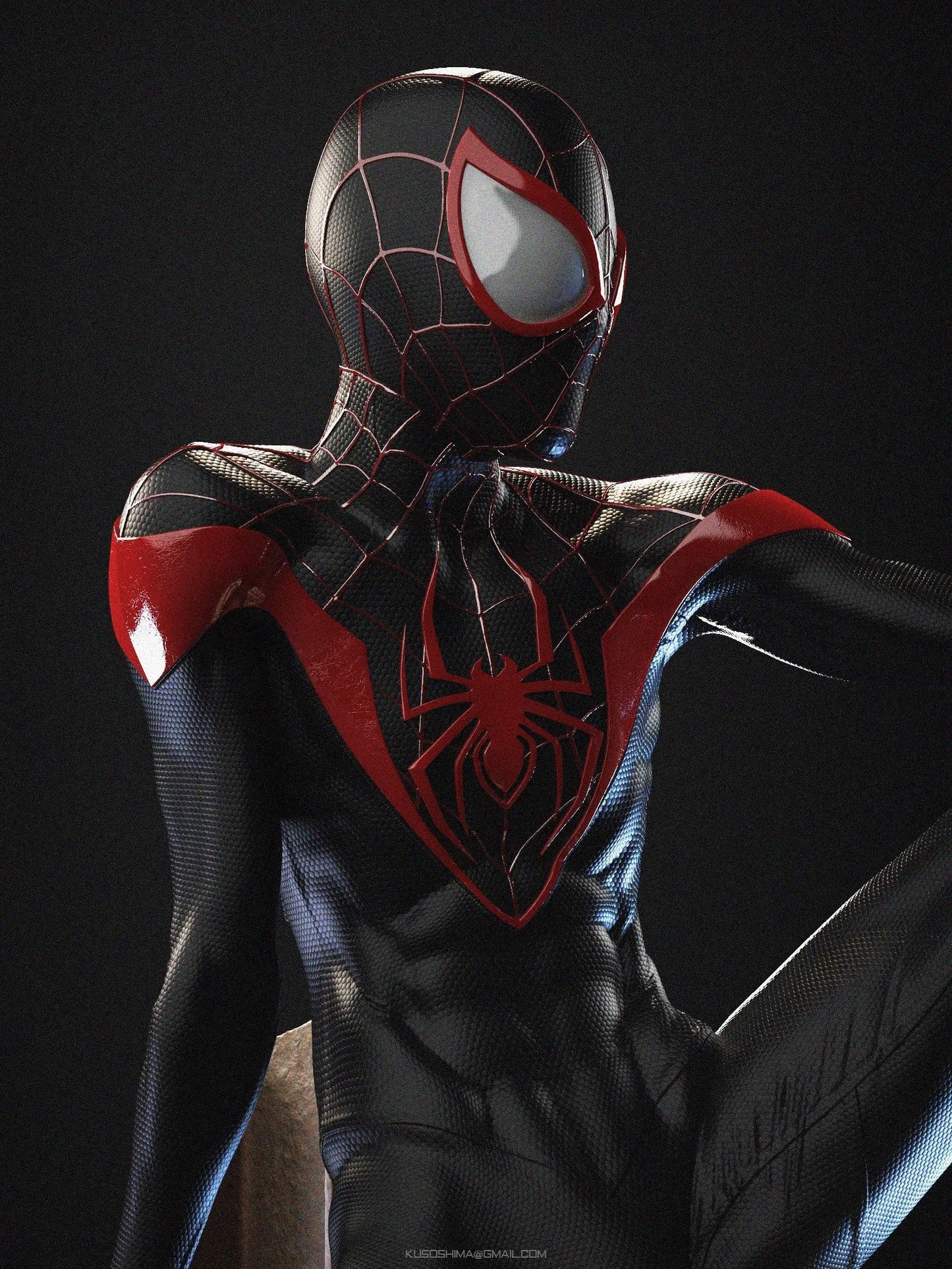 Ultimate Spider-man - Miles Morales - STL 3D Print Files SeoNyoki3D
