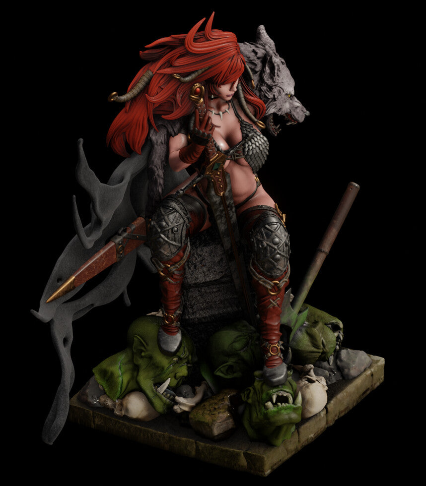 Red Sonja NSFW - Marvel Comics - STL 3D Print Files SeoNyoki3D