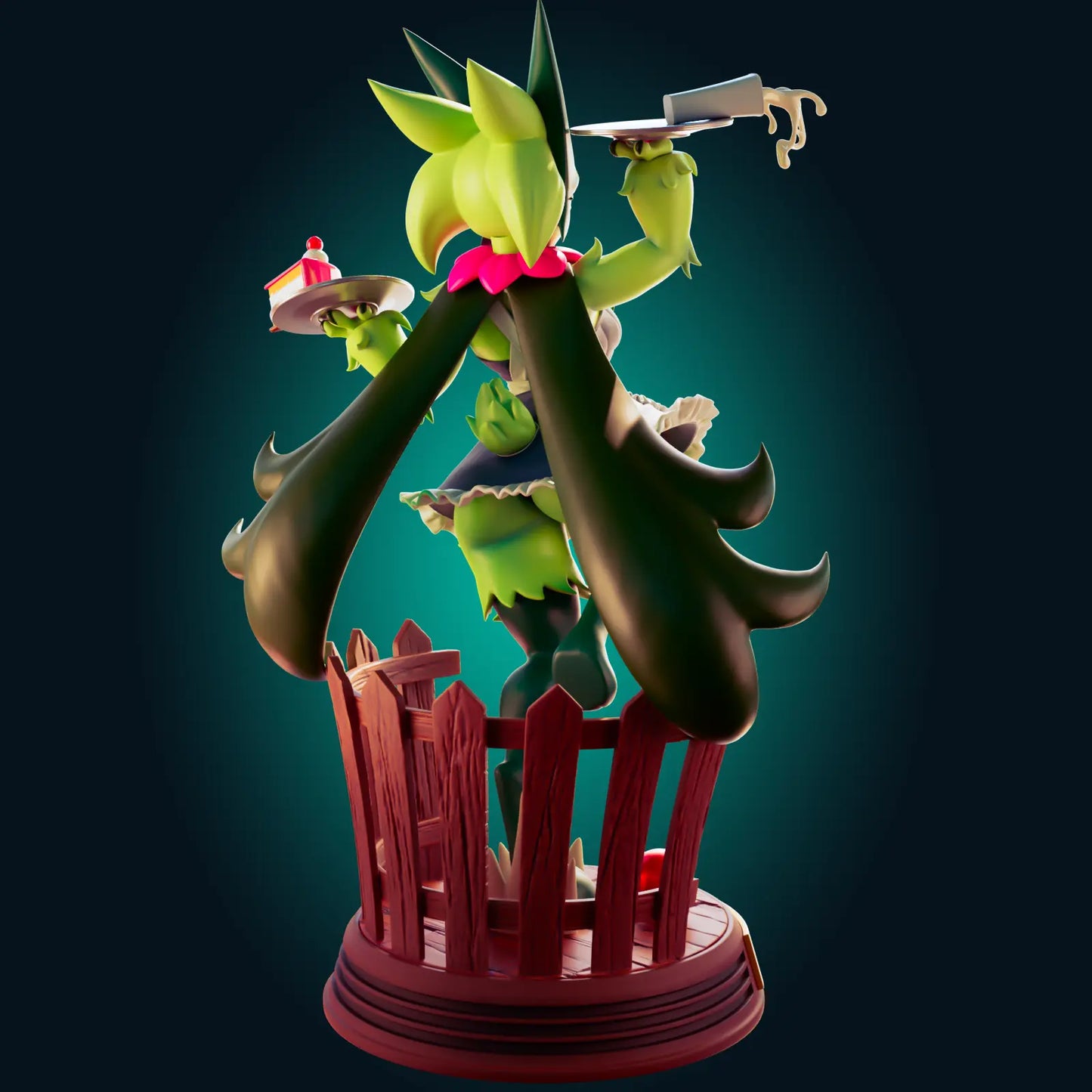 Meowscarada Maid Pokémon Frost NSFW STL File – 3D Printable Adult Fan Art Model - SeoNyoki3D