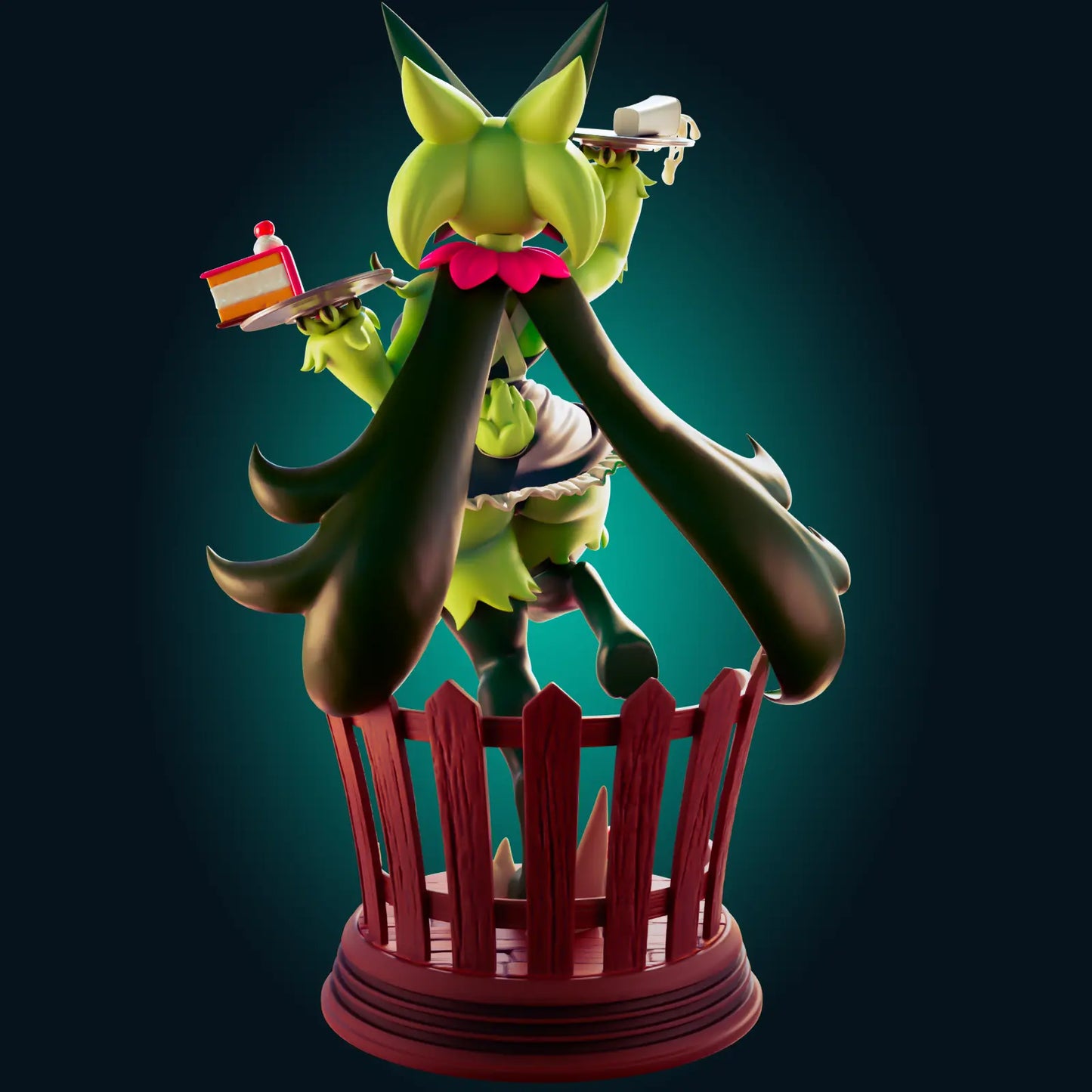 Meowscarada Maid Pokémon Frost NSFW STL File – 3D Printable Adult Fan Art Model - SeoNyoki3D