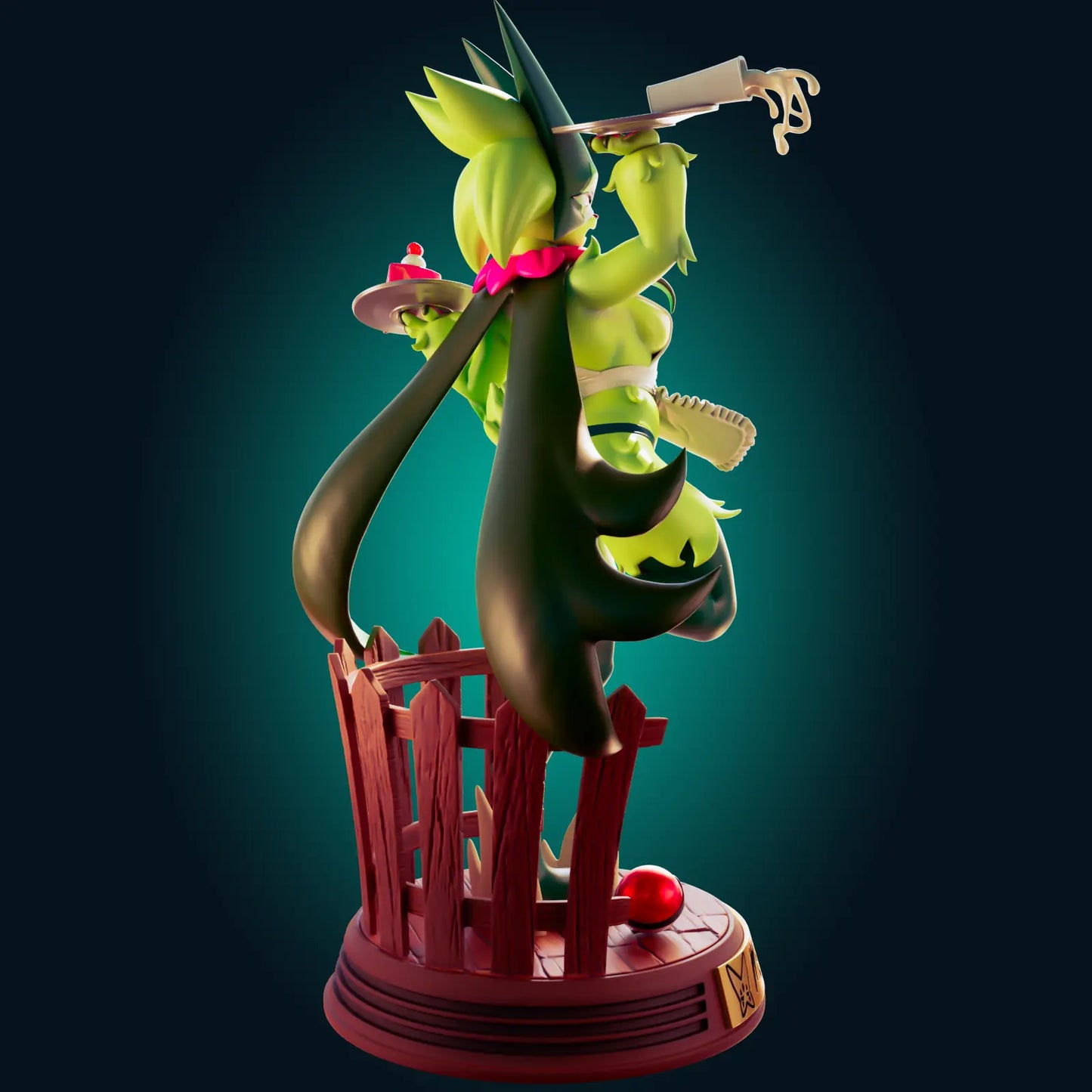Meowscarada Maid Pokémon Frost NSFW STL File – 3D Printable Adult Fan Art Model - SeoNyoki3D