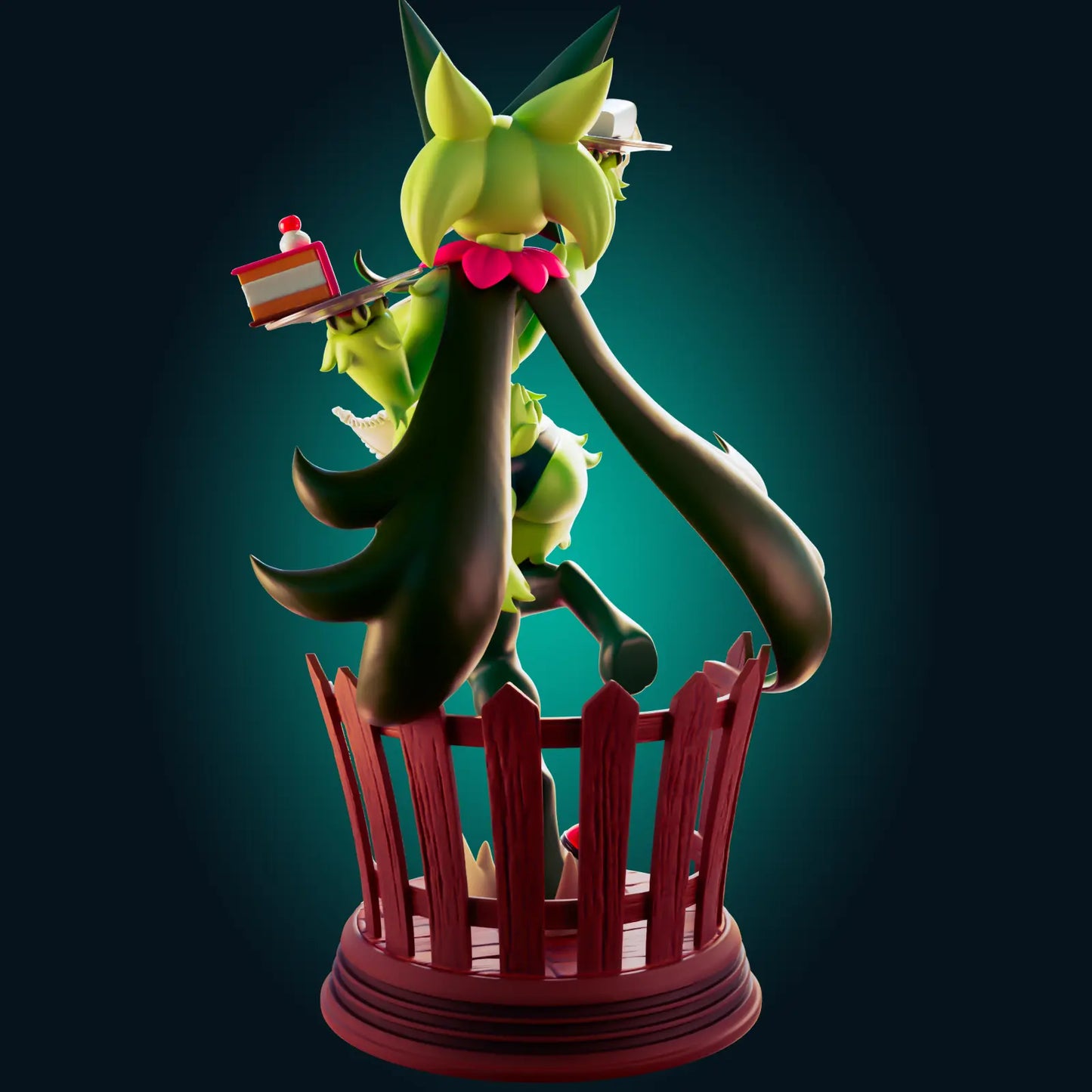 Meowscarada Maid Pokémon Frost NSFW STL File – 3D Printable Adult Fan Art Model - SeoNyoki3D