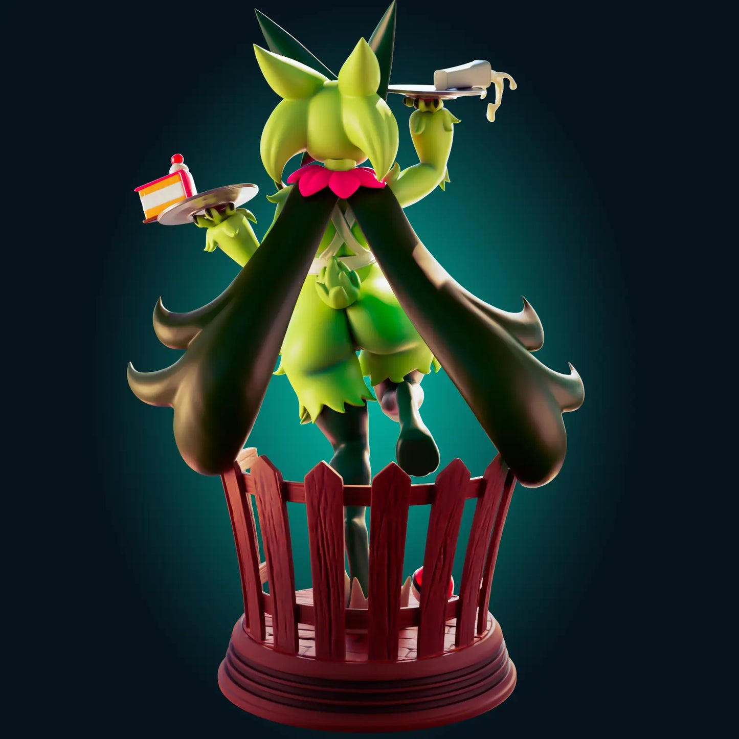 Meowscarada Maid Pokémon Frost NSFW STL File – 3D Printable Adult Fan Art Model - SeoNyoki3D