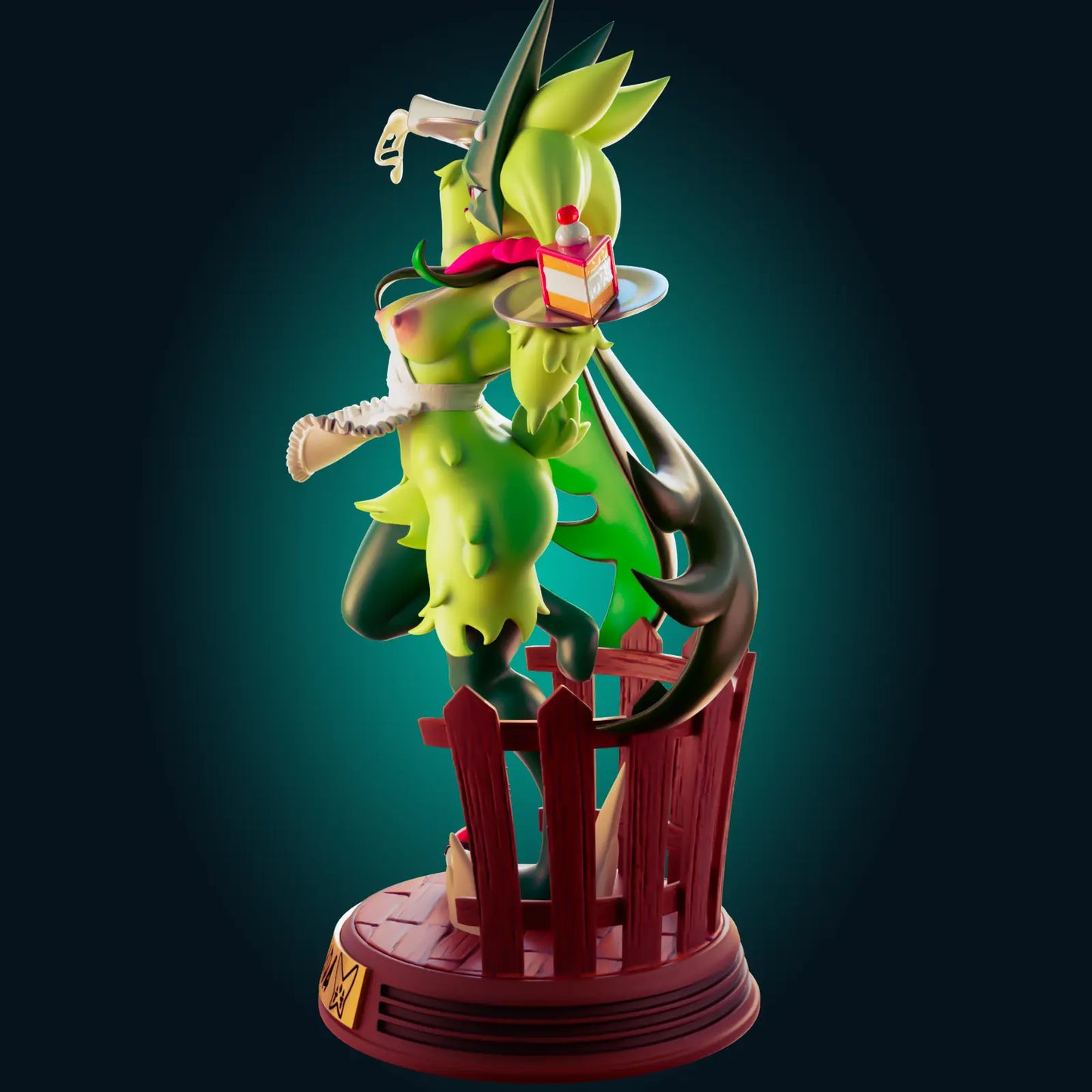 Meowscarada Maid Pokémon Frost NSFW STL File – 3D Printable Adult Fan Art Model - SeoNyoki3D
