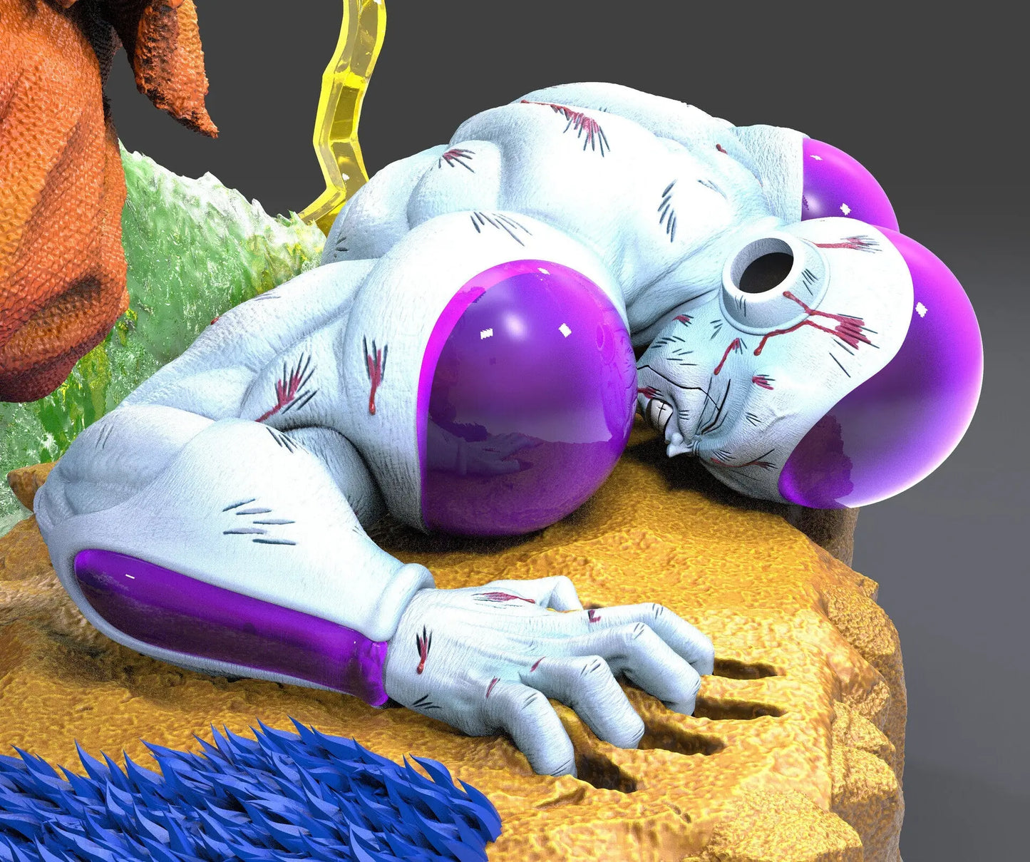 Goku vs Frieza STL File – Dragon Ball Z – 3D Printable Battle Diorama - SeoNyoki3D