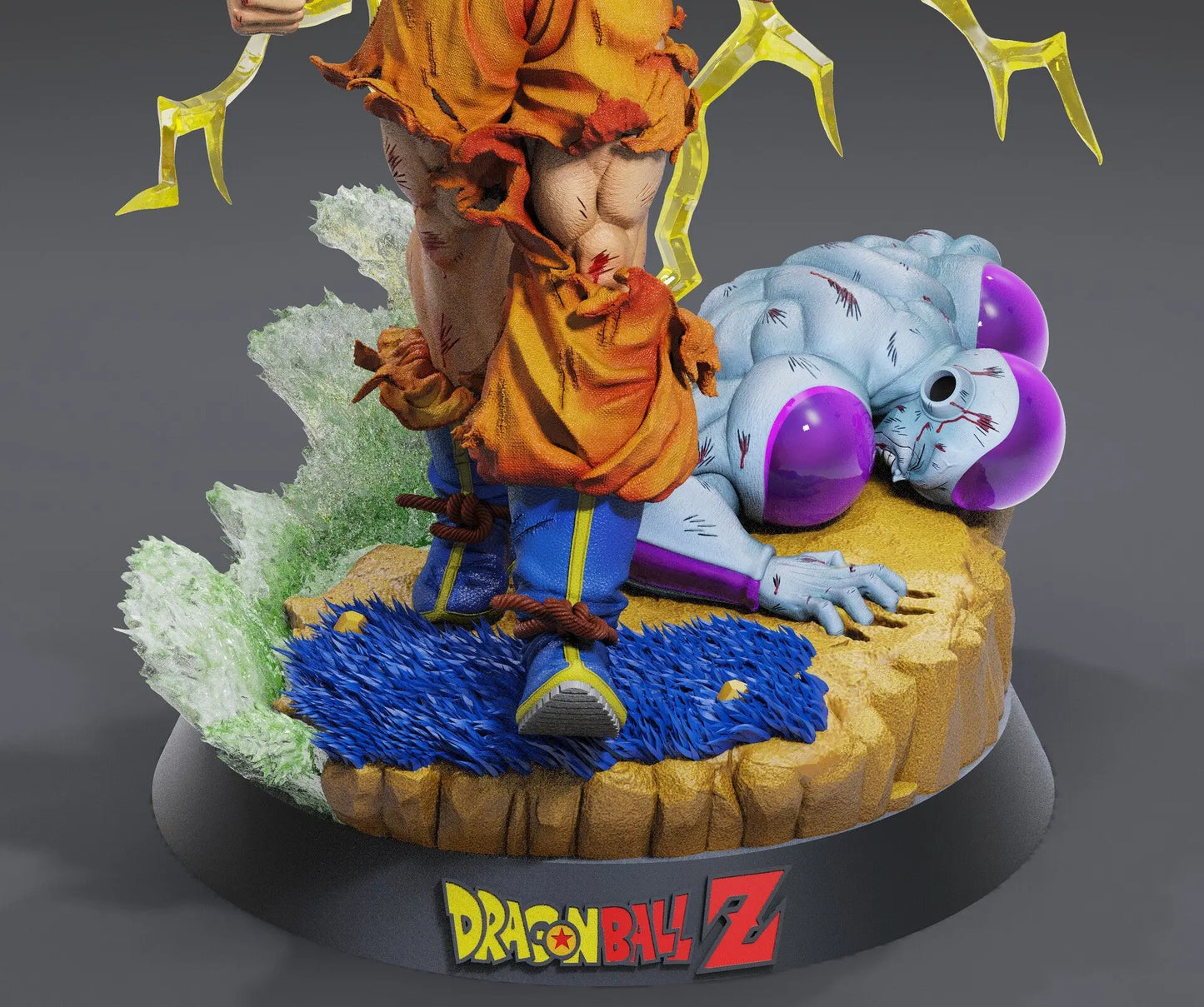 Goku vs Frieza STL File – Dragon Ball Z – 3D Printable Battle Diorama - SeoNyoki3D