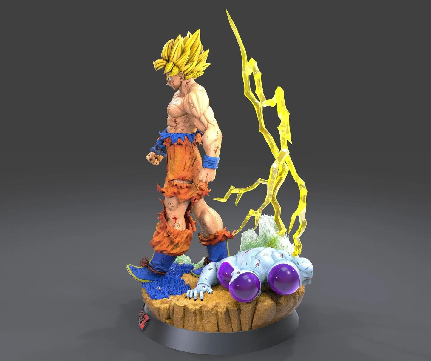 Goku vs Frieza STL File – Dragon Ball Z – 3D Printable Battle Diorama - SeoNyoki3D
