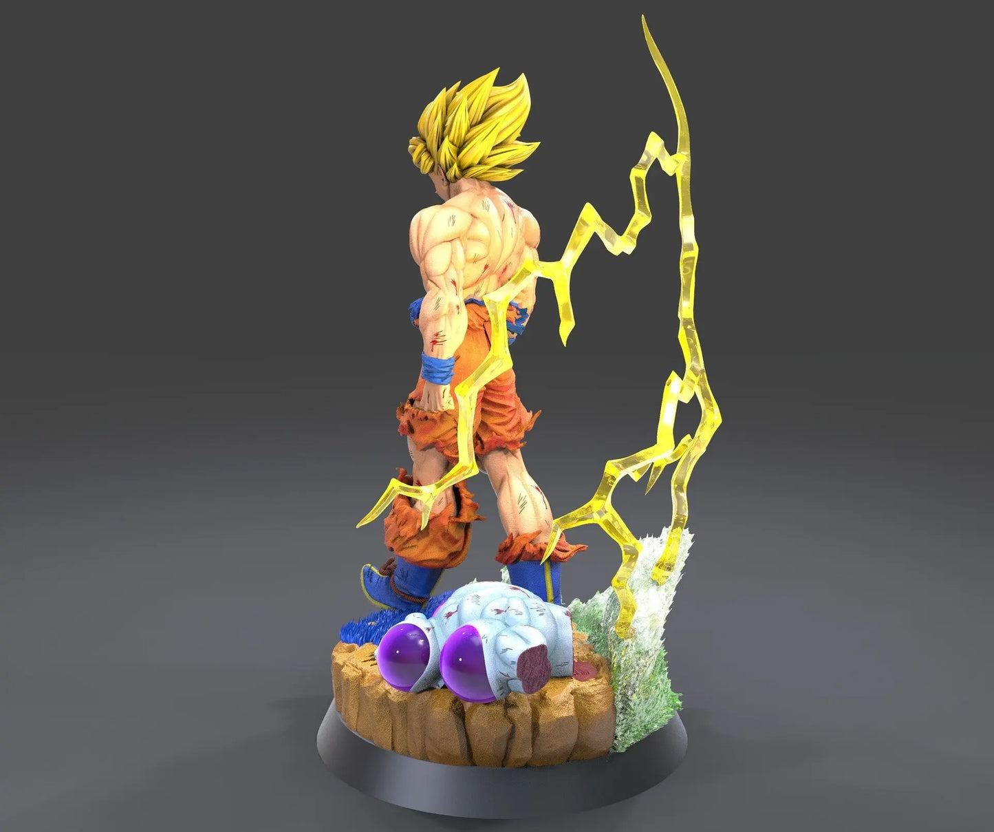Goku vs Frieza STL File – Dragon Ball Z – 3D Printable Battle Diorama - SeoNyoki3D