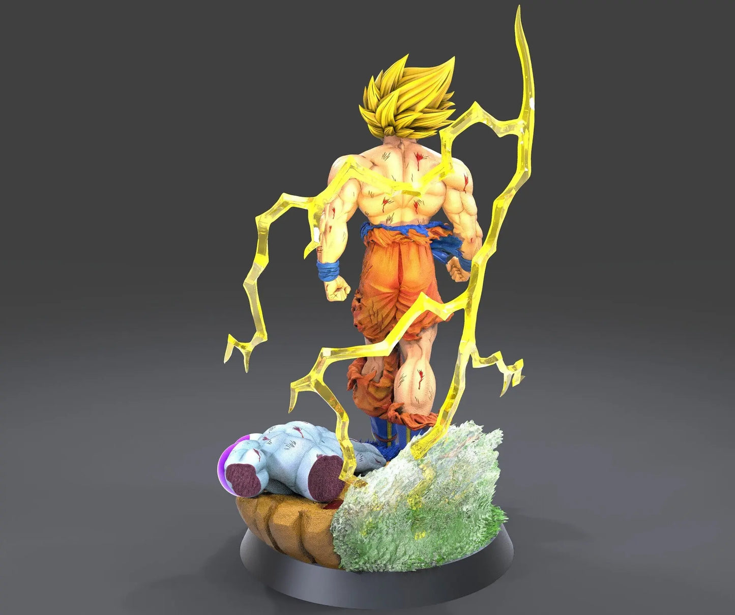 Goku vs Frieza STL File – Dragon Ball Z – 3D Printable Battle Diorama - SeoNyoki3D