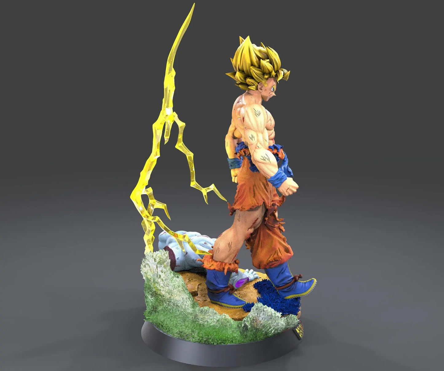 Goku vs Frieza STL File – Dragon Ball Z – 3D Printable Battle Diorama - SeoNyoki3D