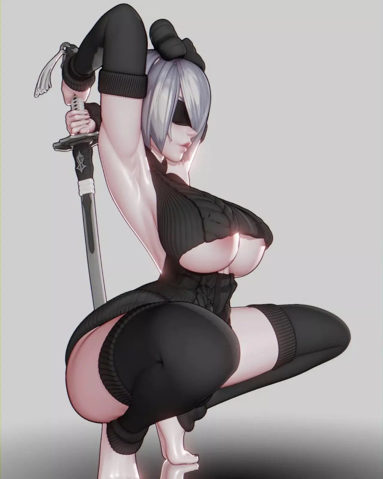 STL NSFW - Nier Automata - 3D Print Files SeoNyoki3D