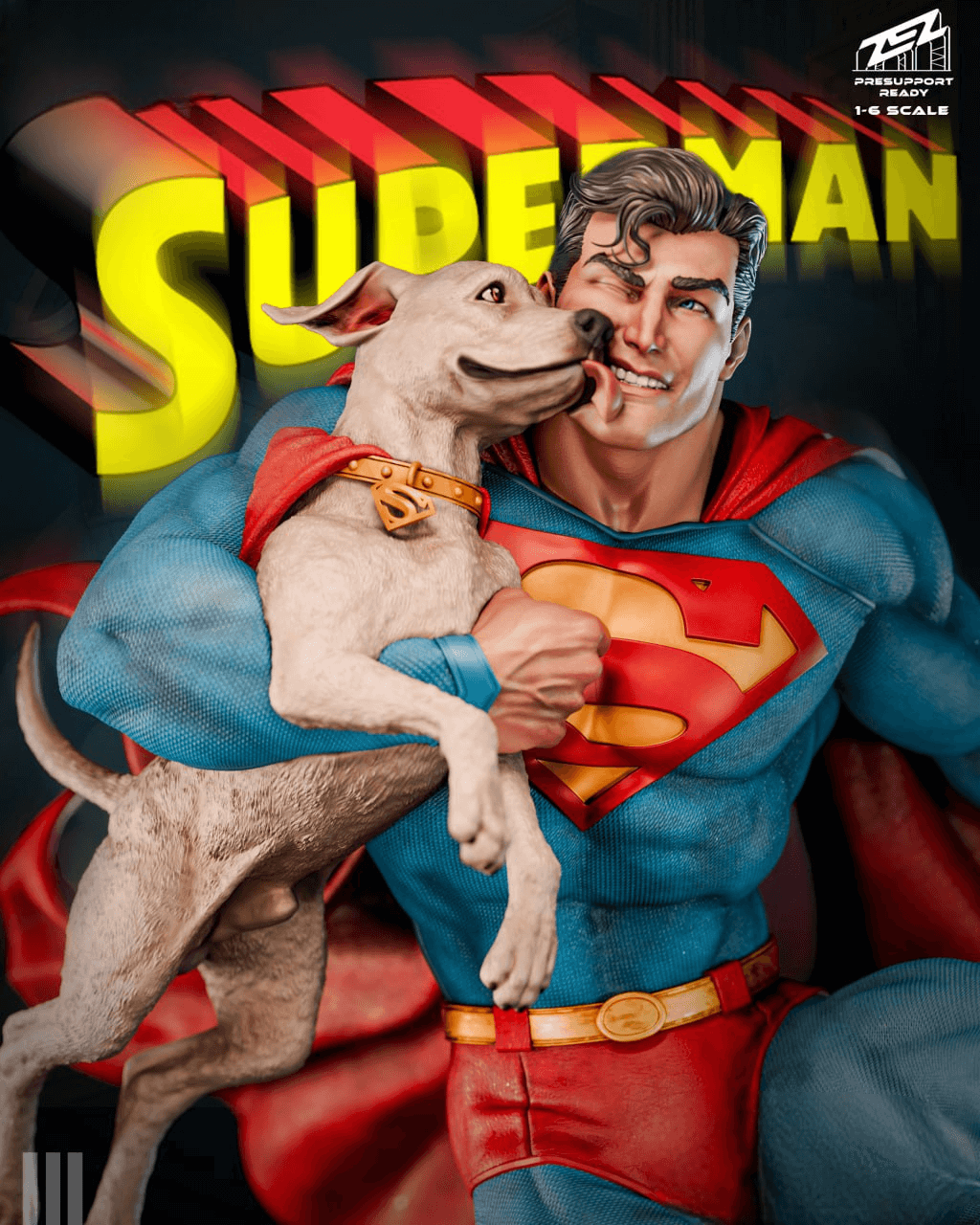 DC Comics Superman 3D Print File – STL Ready to Print SeoNyoki3D