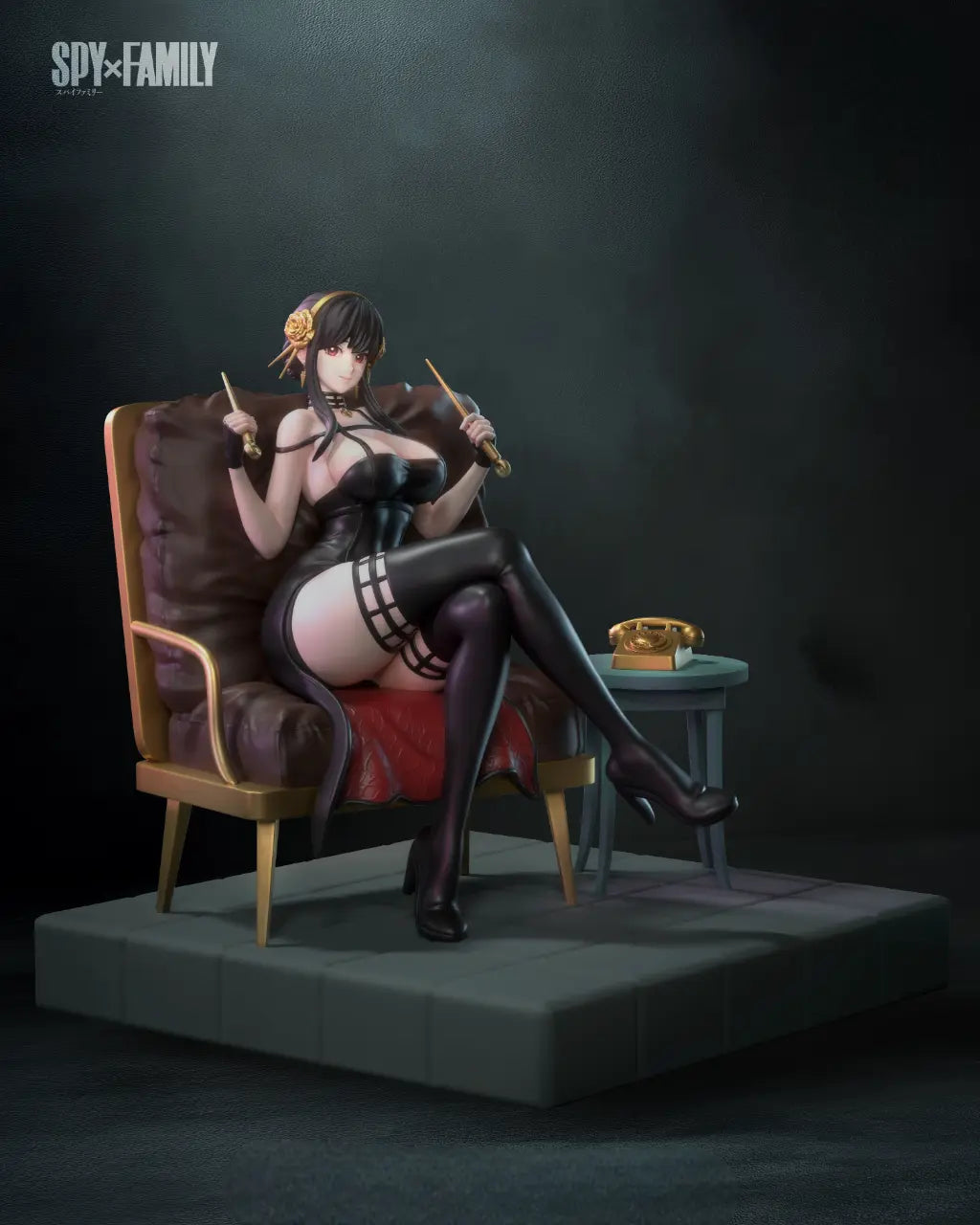 Yor Forger STL File – Spy x Family – 3D Printable Fan Art Model - SeoNyoki3D
