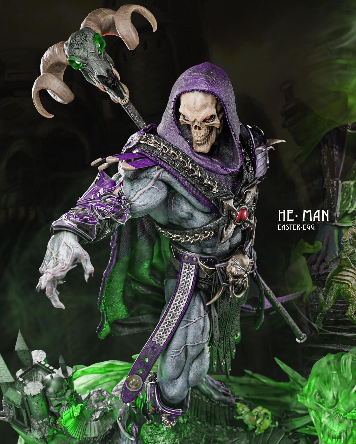 Skeletor - He-man - STL 3D Print Files SeoNyoki3D