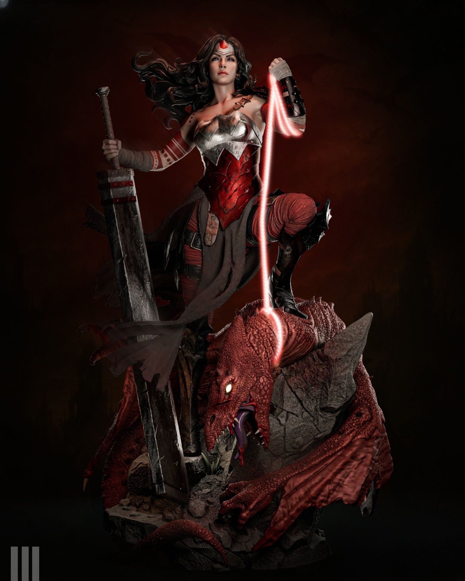 Wonder Woman - DC Comics - STL 3D Print Files SeoNyoki3D