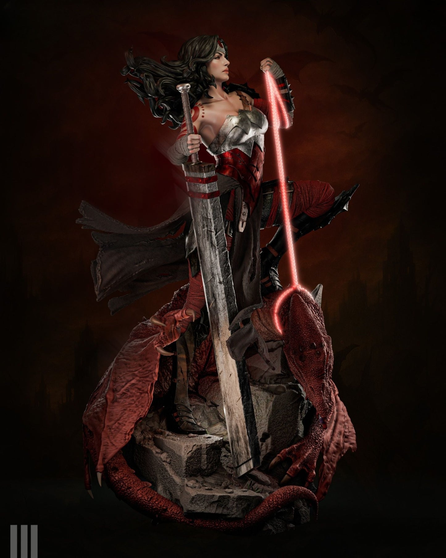 Wonder Woman - DC Comics - STL 3D Print Files SeoNyoki3D