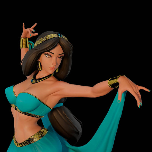 Jasmine NSFW STL File – Aladdin-Inspired – 3D Printable Fan Art Model - SeoNyoki3D