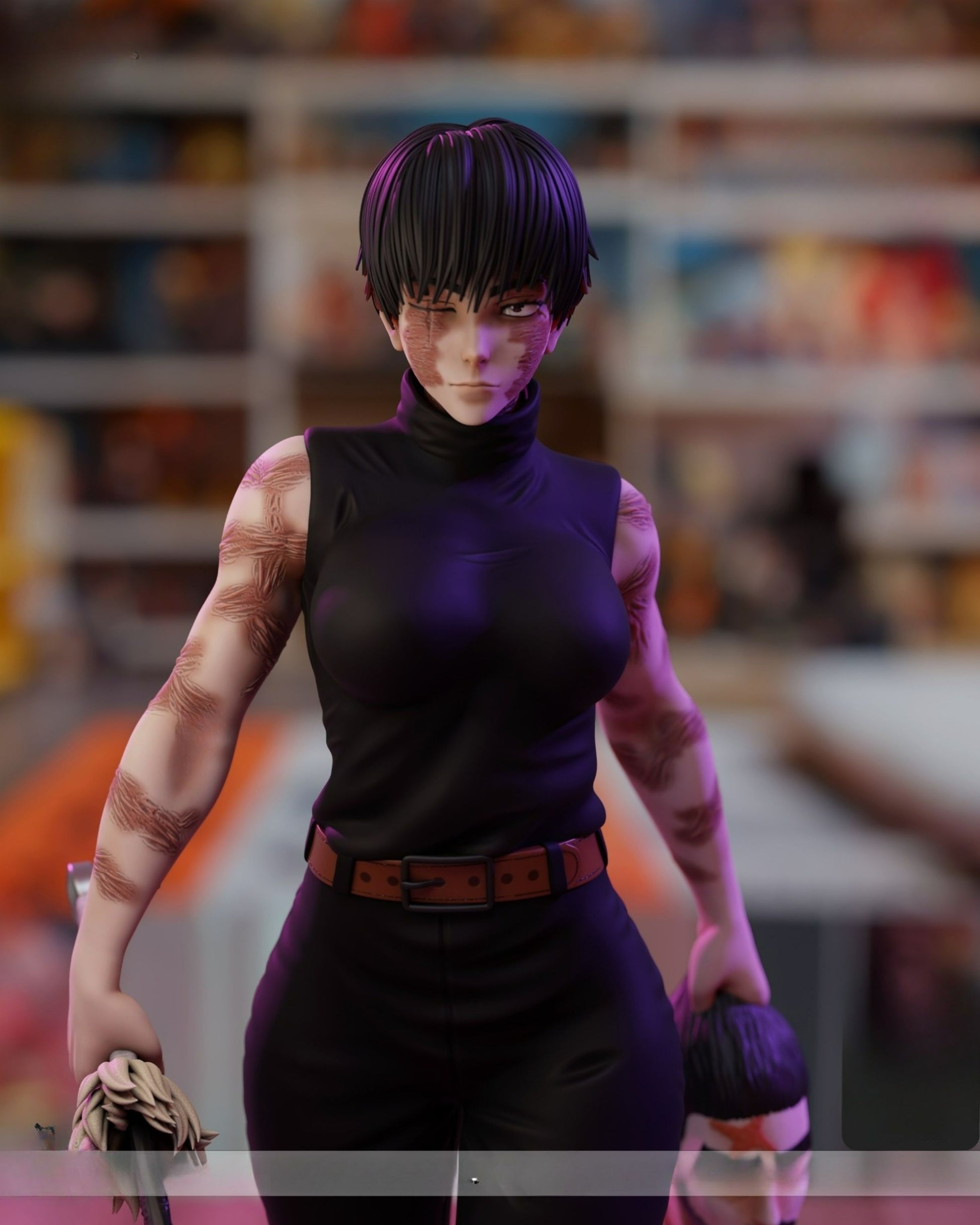 2964 Maki Zenin - Jujutsu Kaisen - STL 3D Print Files HihowruSTL