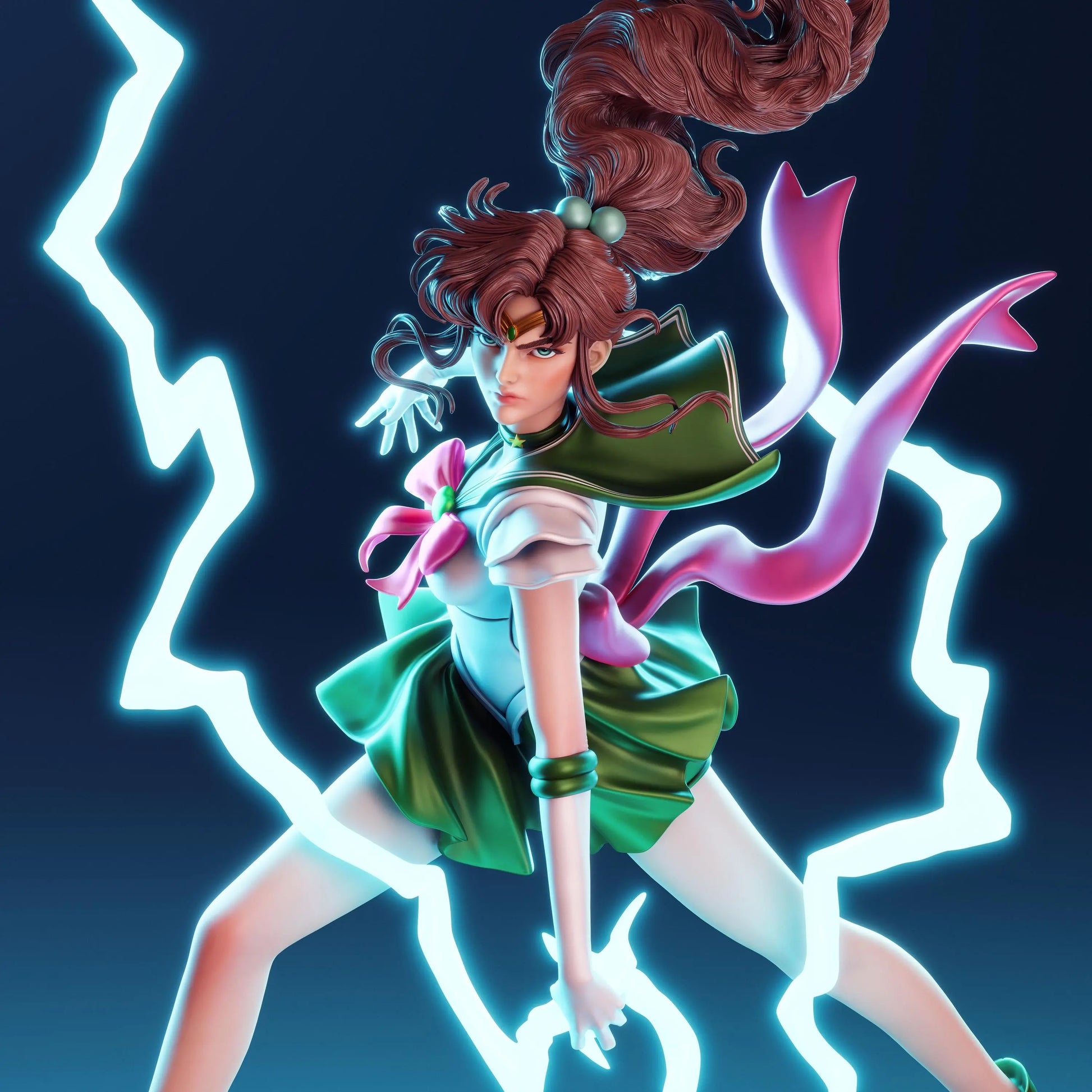 Makoto Sailor Jupiter  – Model Sailor Moon - STL 3D Print Files - SeoNyoki3D