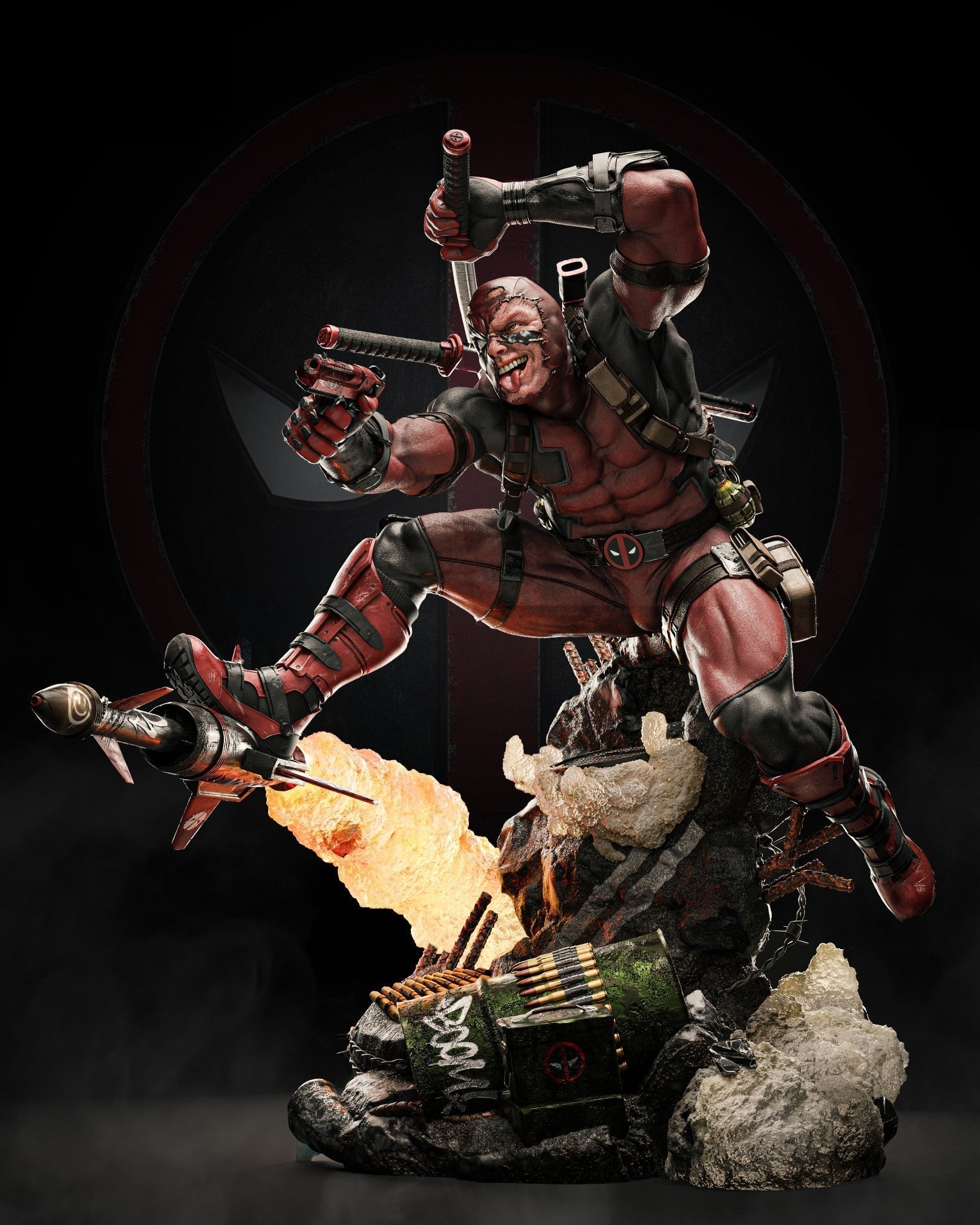 Deadpool - Marvel Comics - STL 3D Print Files SeoNyoki3D