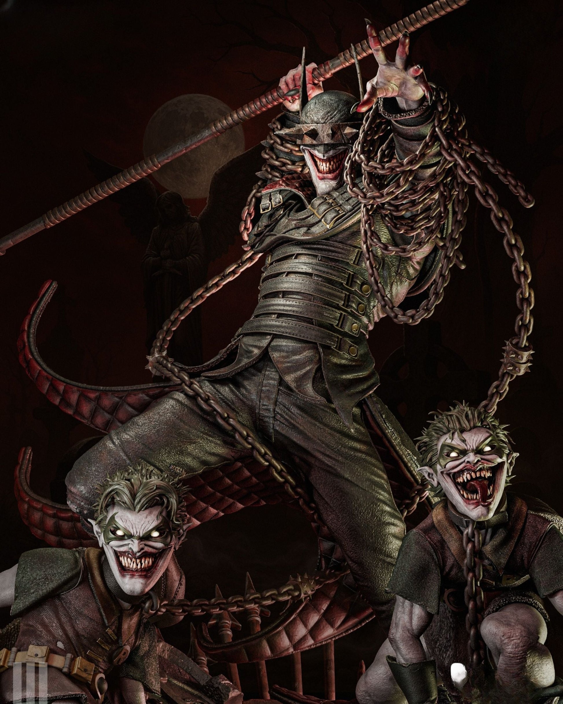 4139 Batman Who Laughs - Bruce Wayne - STL 3D Print Files HihowruSTL
