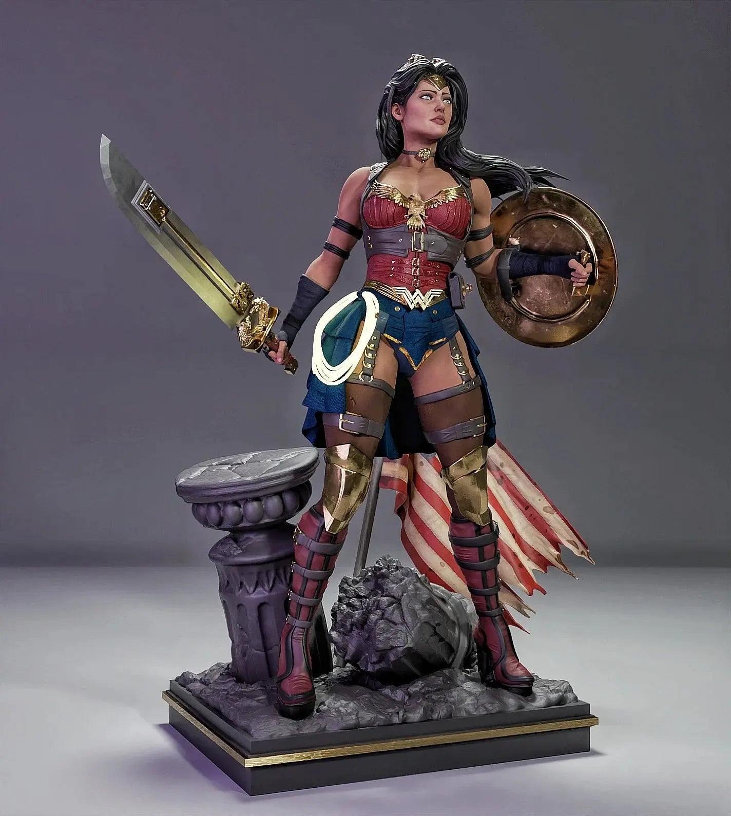 WONDER WOMAN  STL - DC COMICS - 3D Print Files SeoNyoki3D