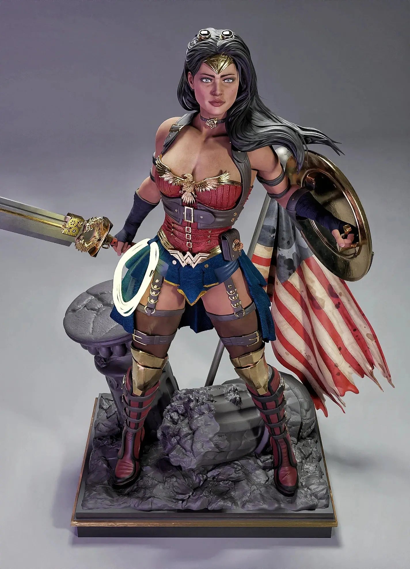WONDER WOMAN  STL - DC COMICS - 3D Print Files SeoNyoki3D