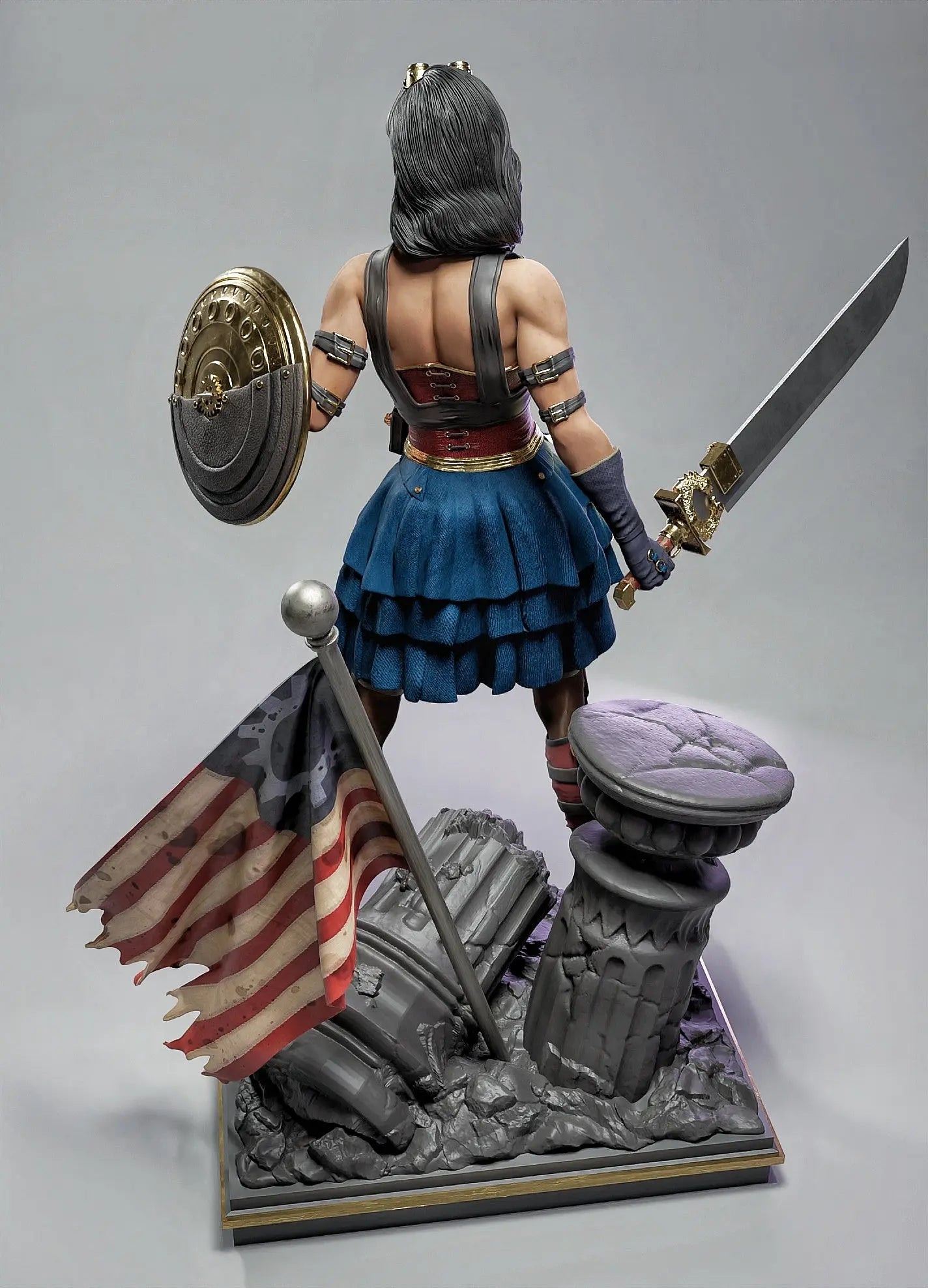 WONDER WOMAN  STL - DC COMICS - 3D Print Files SeoNyoki3D