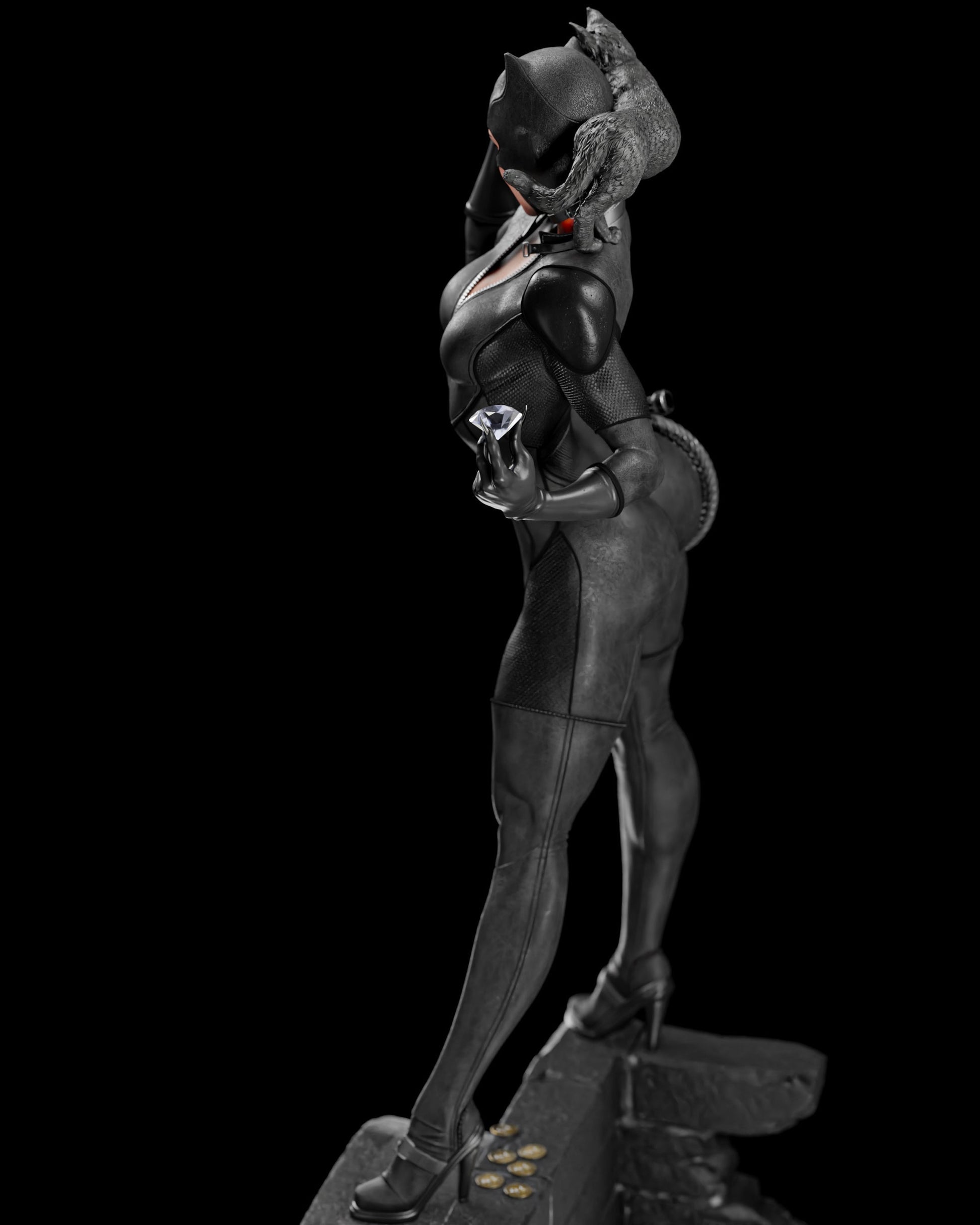2098 Catwoman - DC COMICS - STL 3D Print Files HihowruSTL