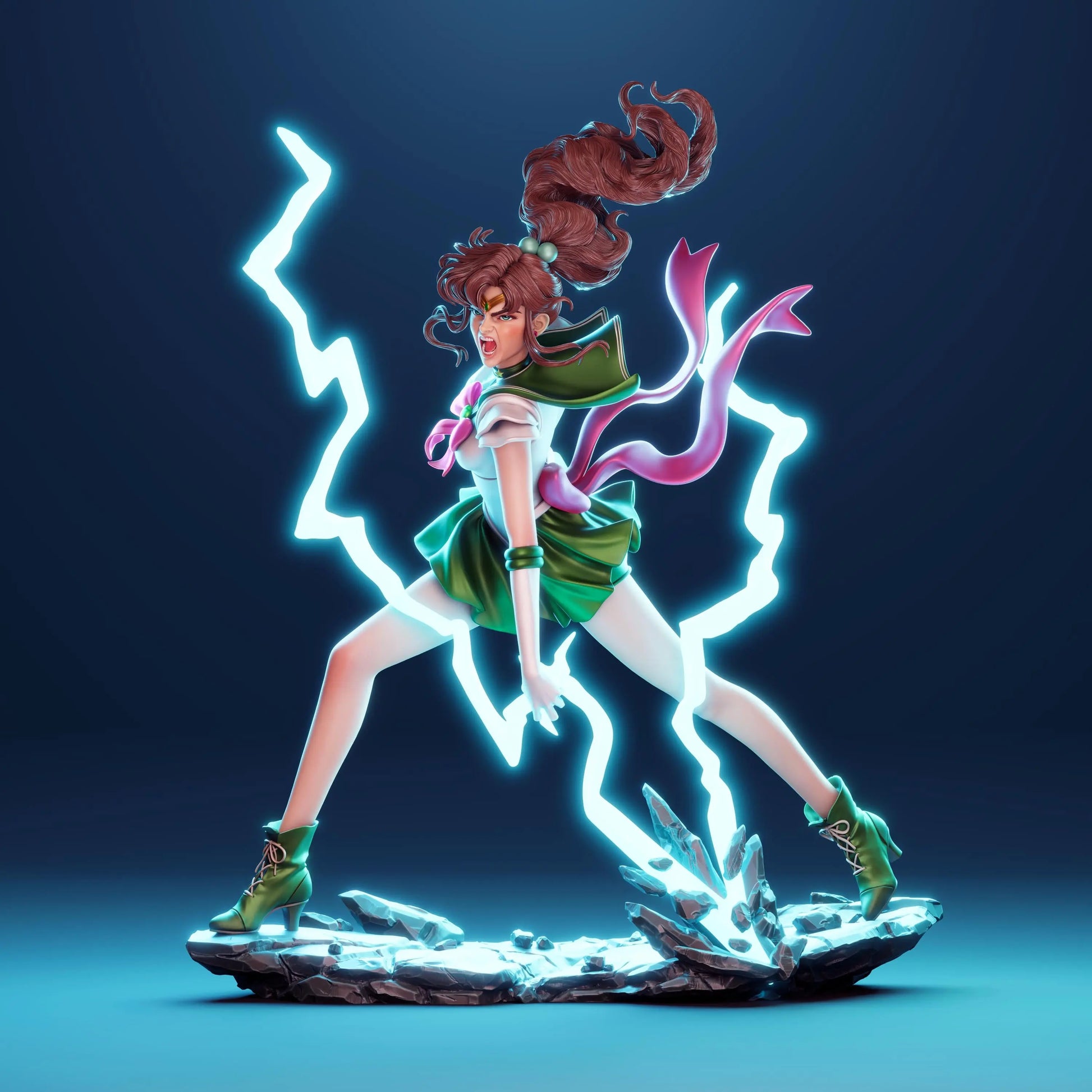 Makoto Sailor Jupiter  – Model Sailor Moon - STL 3D Print Files - SeoNyoki3D