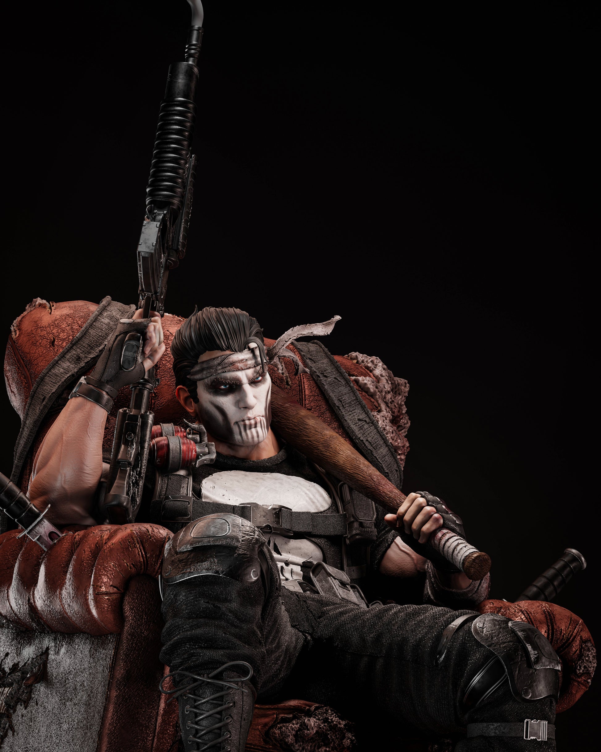 2350 Punisher - Marvel Comics - STL 3D Print Files HihowruSTL