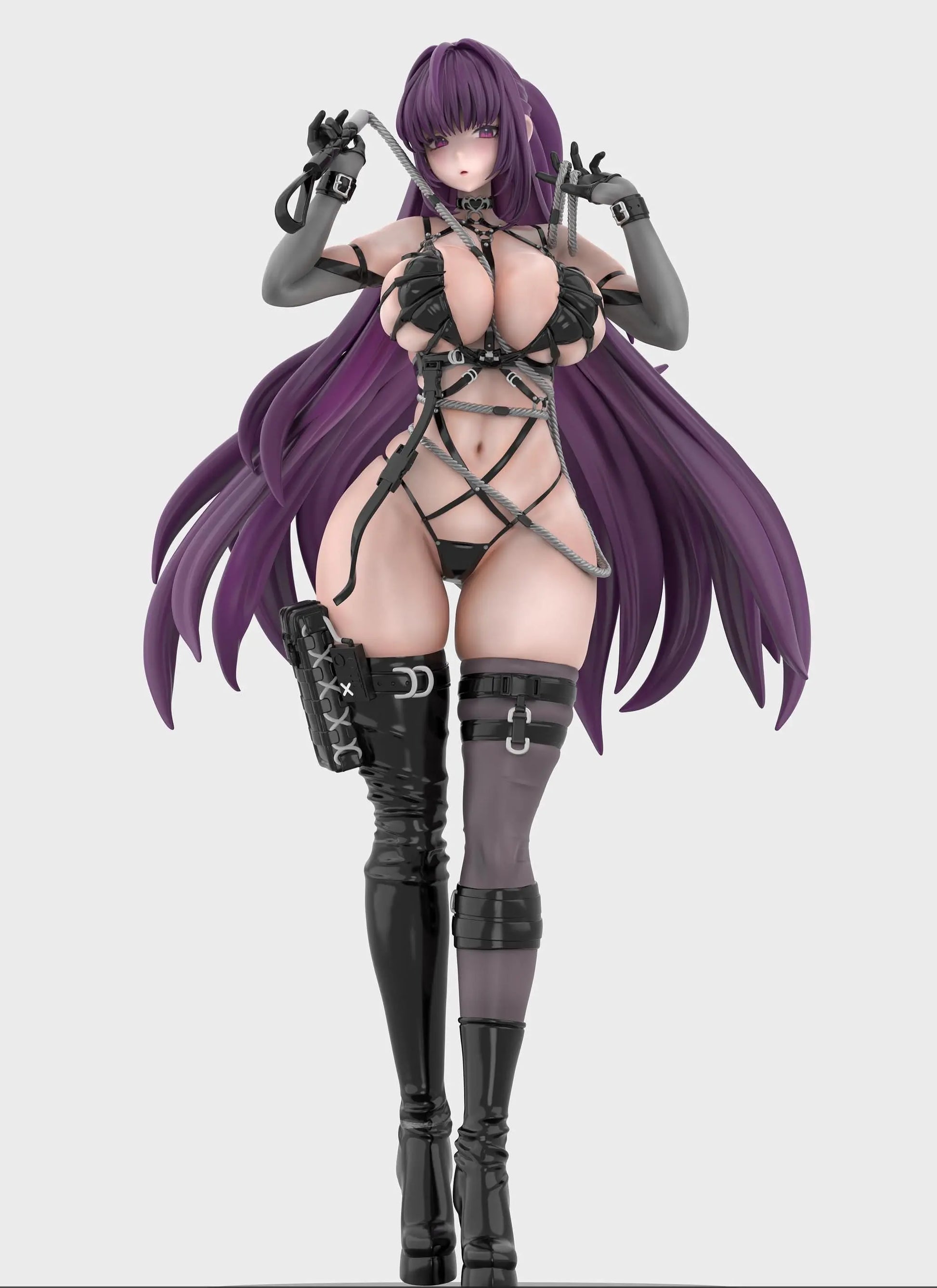 Waifu Nikke STL File – Goddess of Victory Inspired – 3D Printable Anime Model - SeoNyoki3D